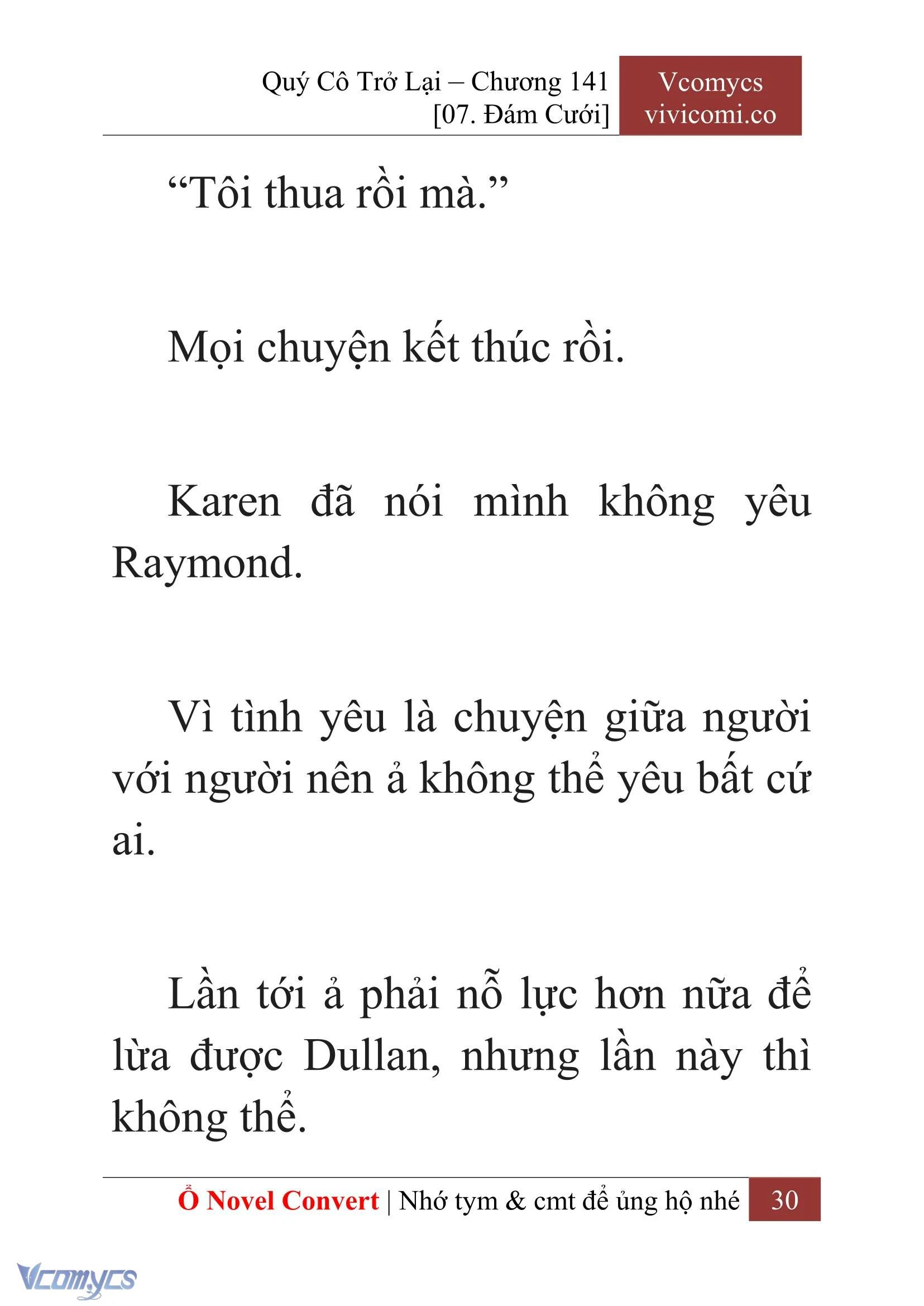 [Novel] Quý Cô Trở Lại Chapter 141 - Trang 33