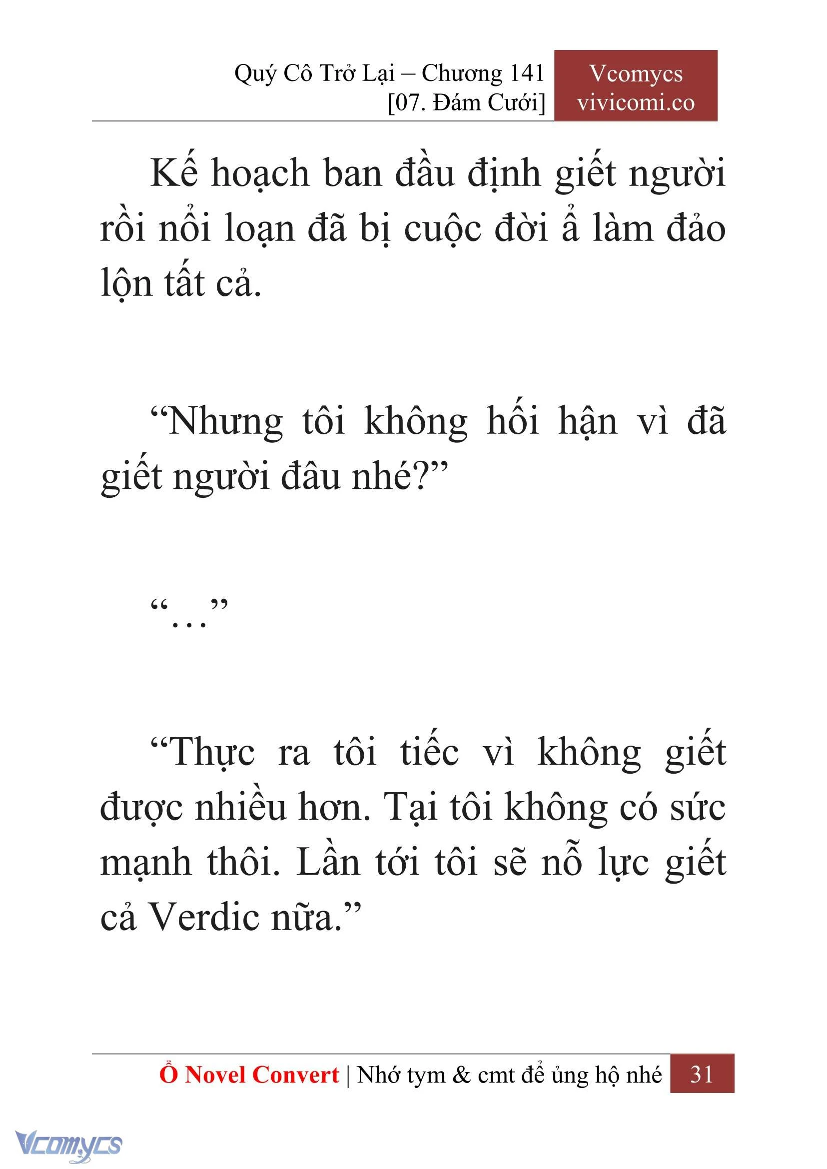 [Novel] Quý Cô Trở Lại Chapter 141 - Trang 34