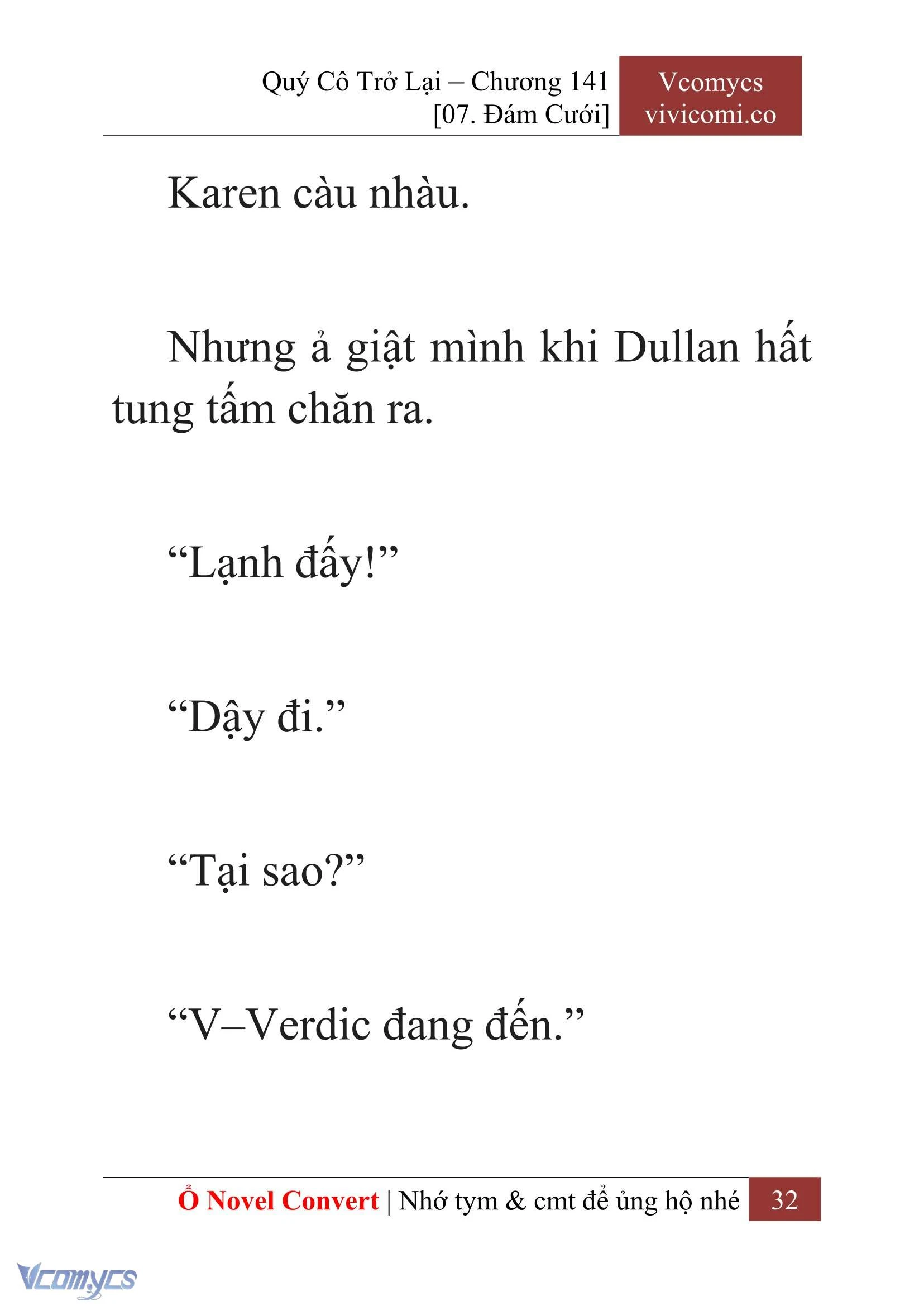 [Novel] Quý Cô Trở Lại Chapter 141 - Trang 35