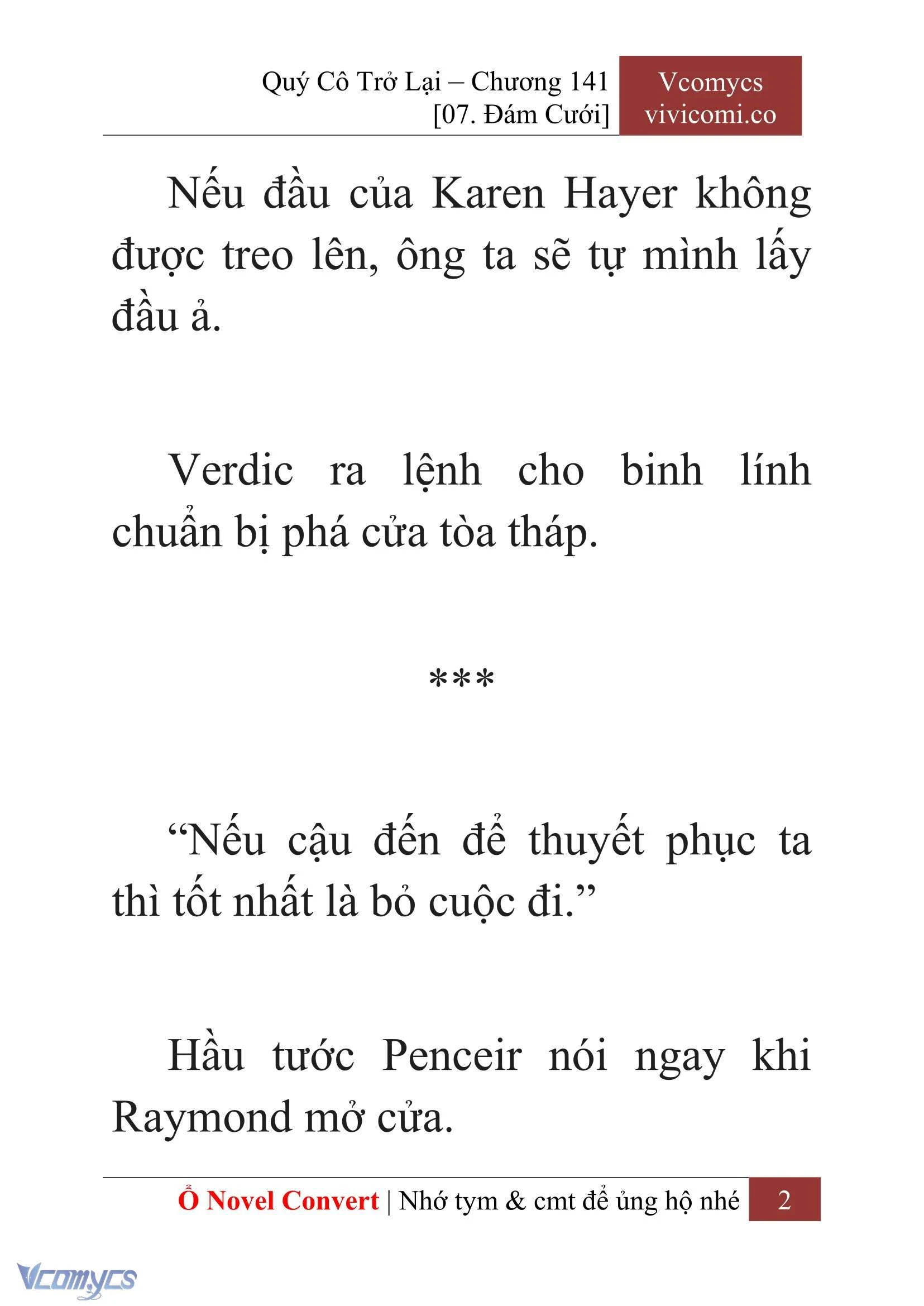 [Novel] Quý Cô Trở Lại Chapter 141 - Trang 5