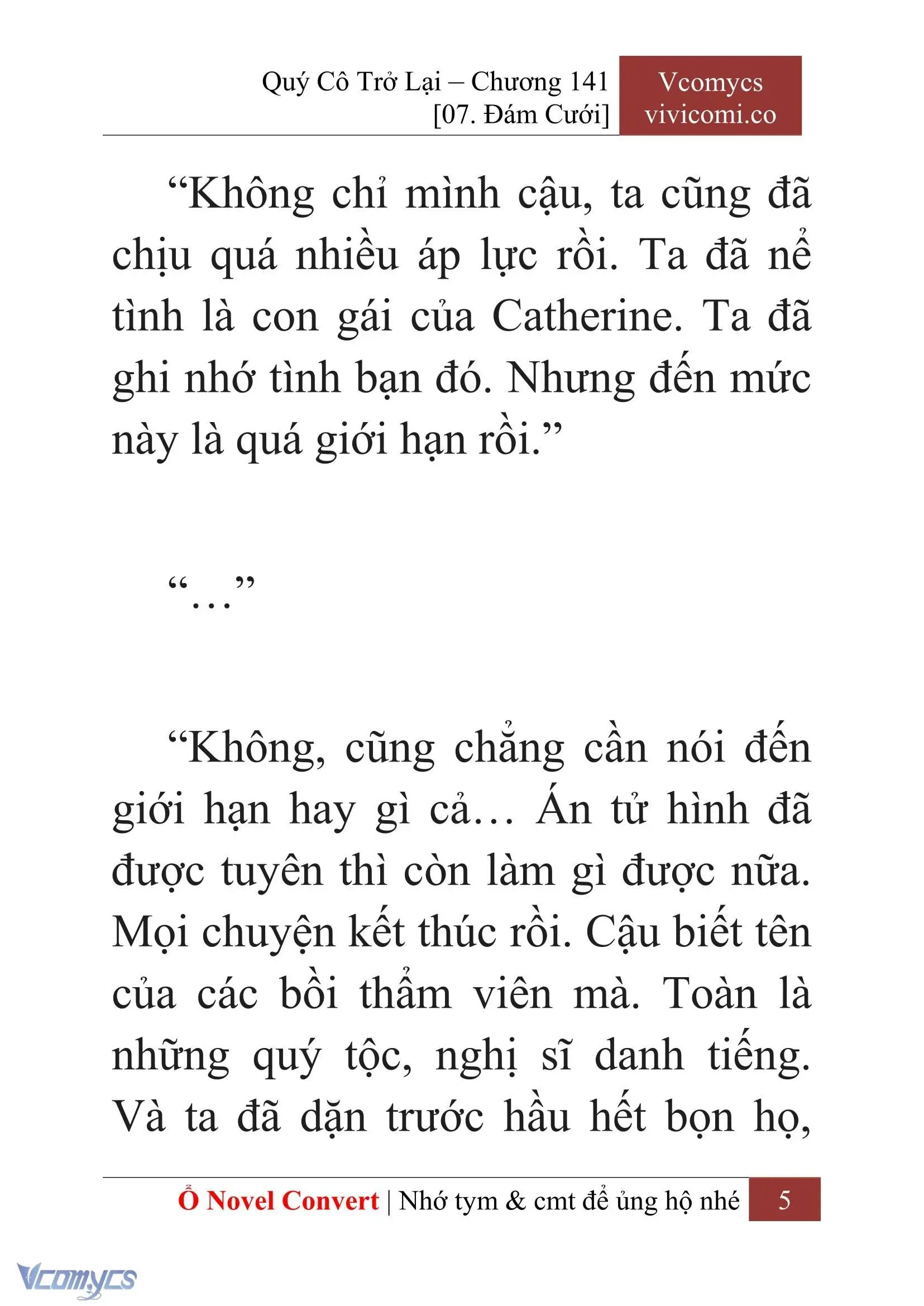 [Novel] Quý Cô Trở Lại Chapter 141 - Trang 8