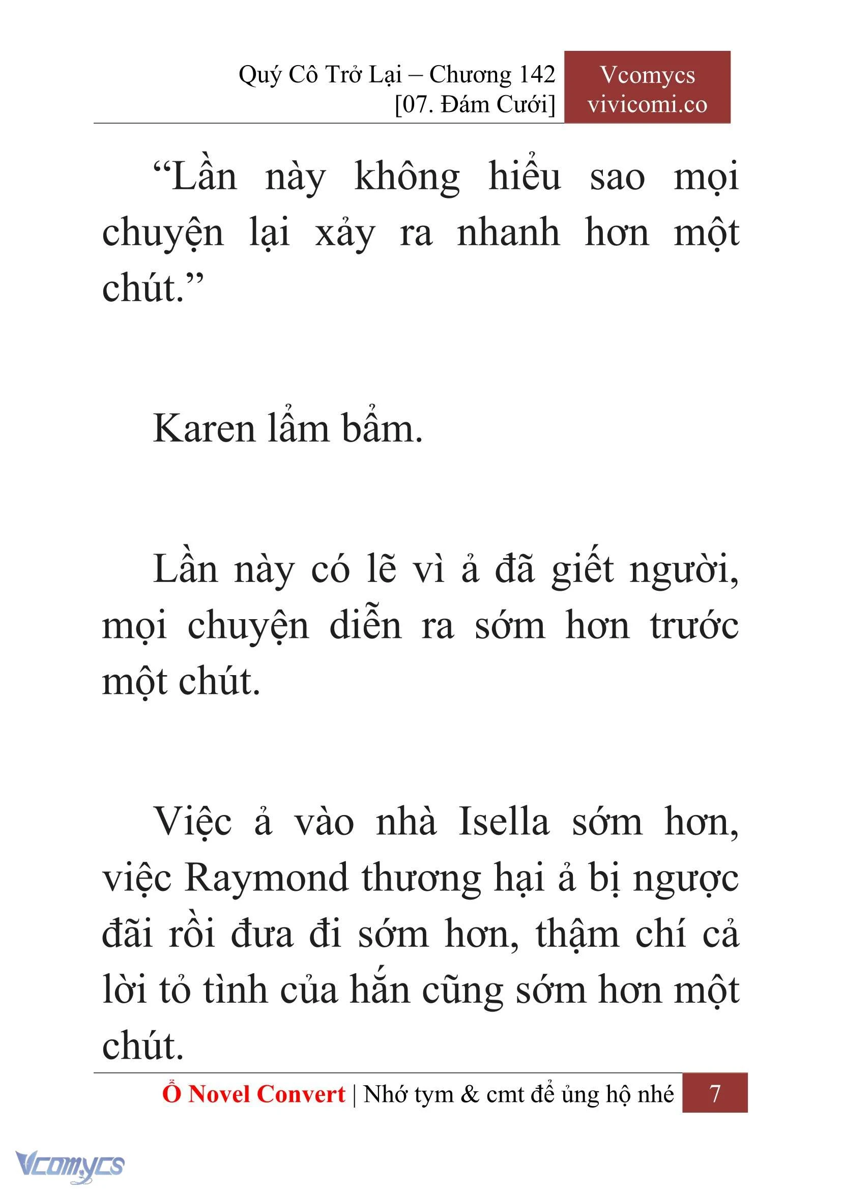 [Novel] Quý Cô Trở Lại Chapter 142 - Trang 10