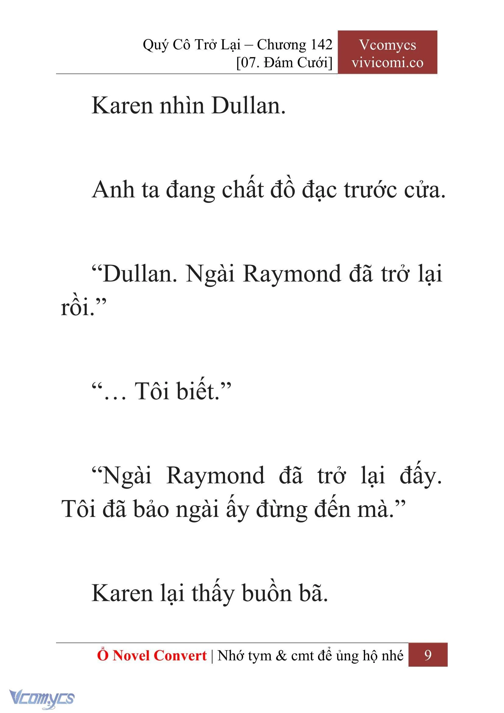 [Novel] Quý Cô Trở Lại Chapter 142 - Trang 12
