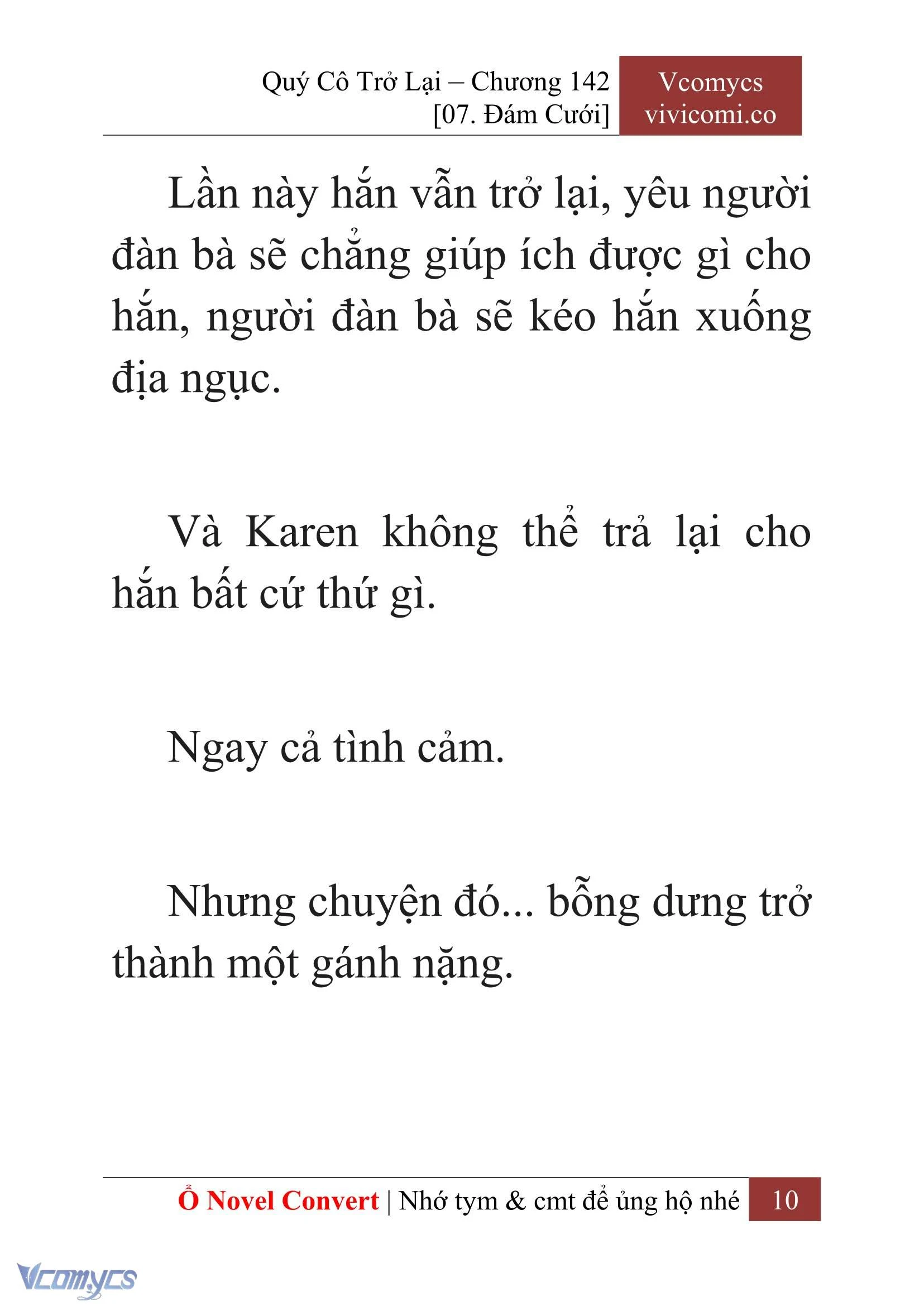 [Novel] Quý Cô Trở Lại Chapter 142 - Trang 13