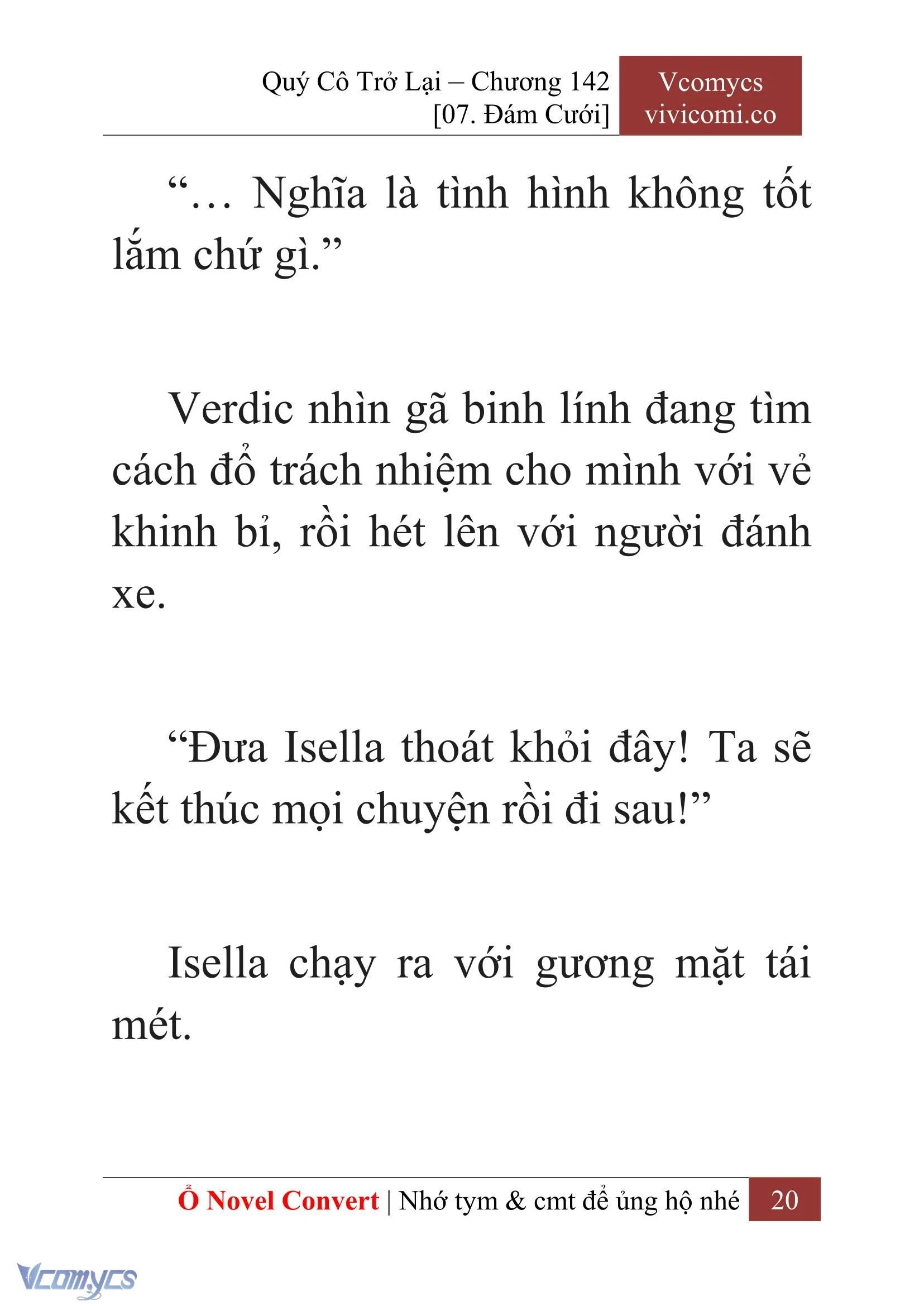[Novel] Quý Cô Trở Lại Chapter 142 - Trang 23