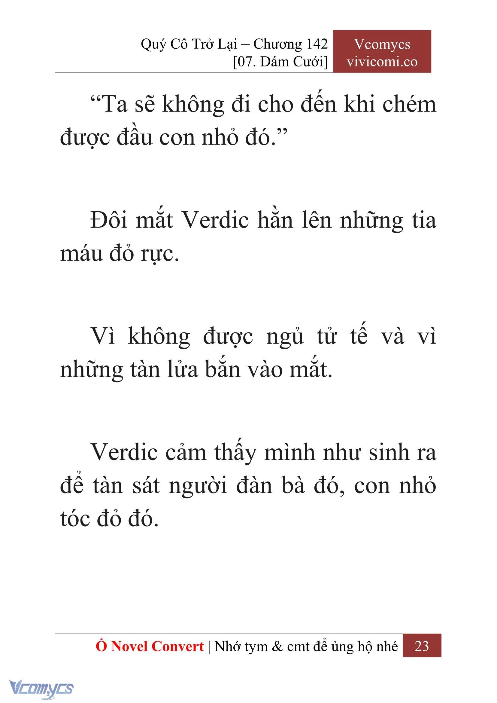[Novel] Quý Cô Trở Lại Chapter 142 - Trang 26