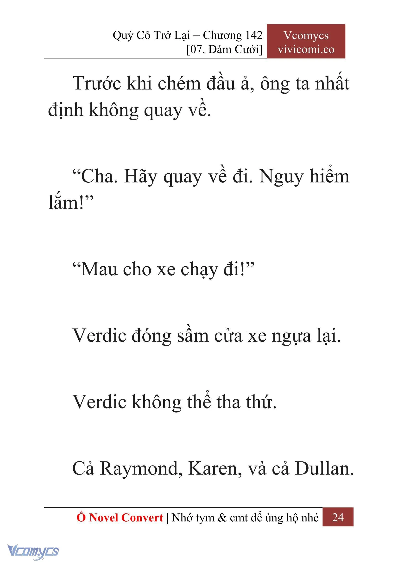 [Novel] Quý Cô Trở Lại Chapter 142 - Trang 27