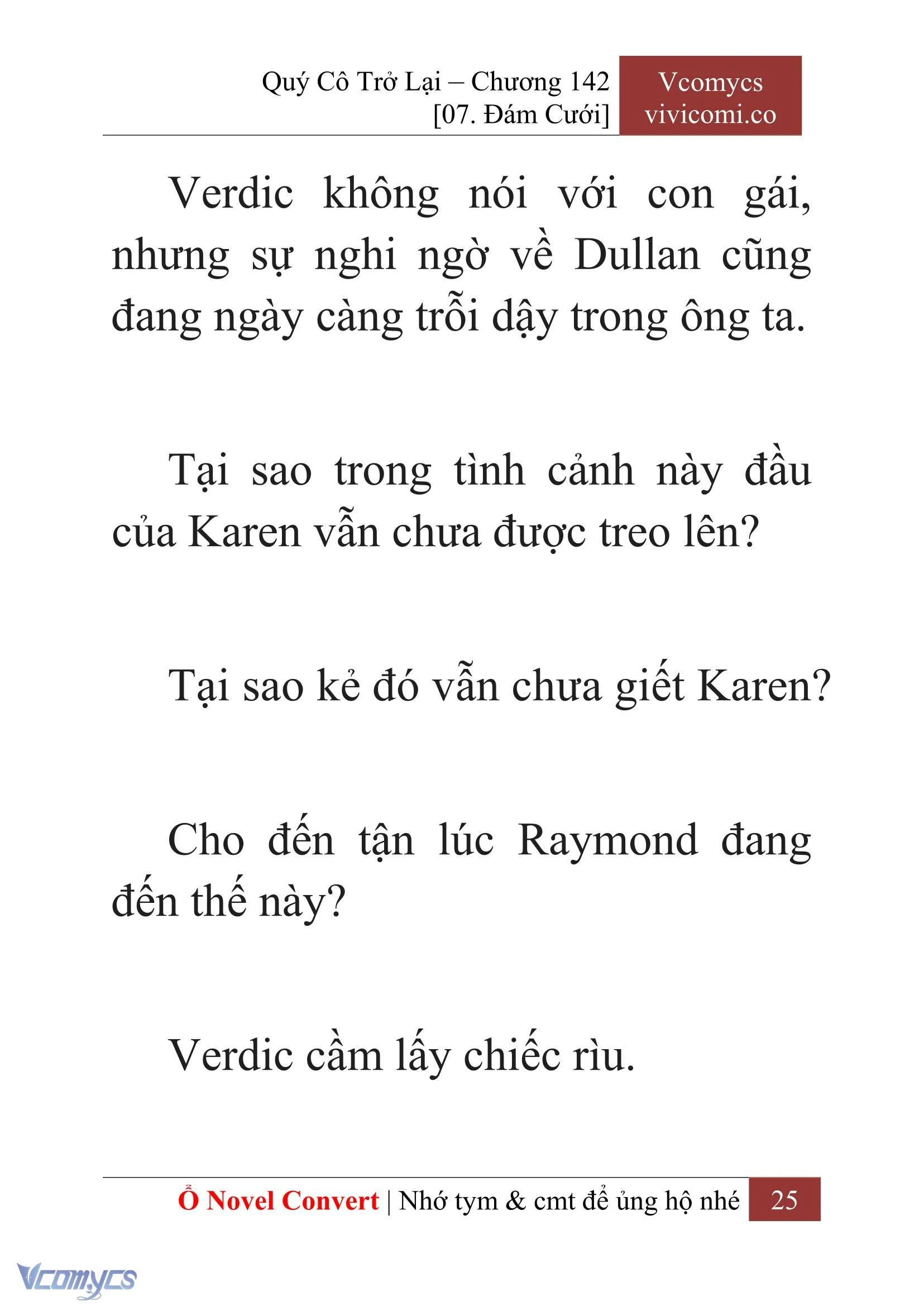 [Novel] Quý Cô Trở Lại Chapter 142 - Trang 28