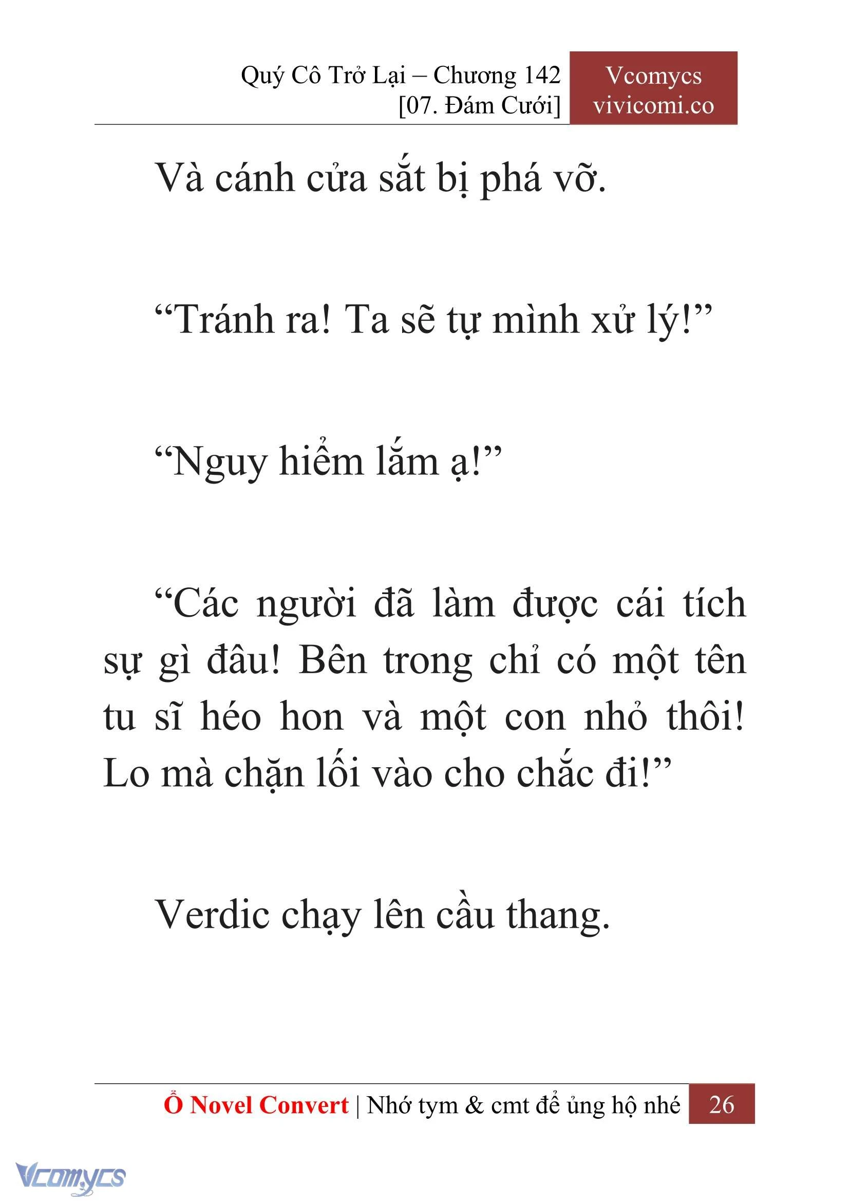 [Novel] Quý Cô Trở Lại Chapter 142 - Trang 29