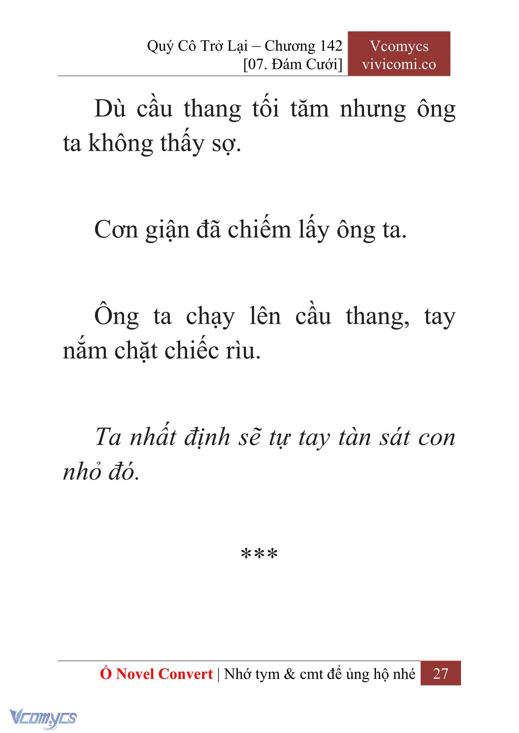 [Novel] Quý Cô Trở Lại Chapter 142 - Trang 30
