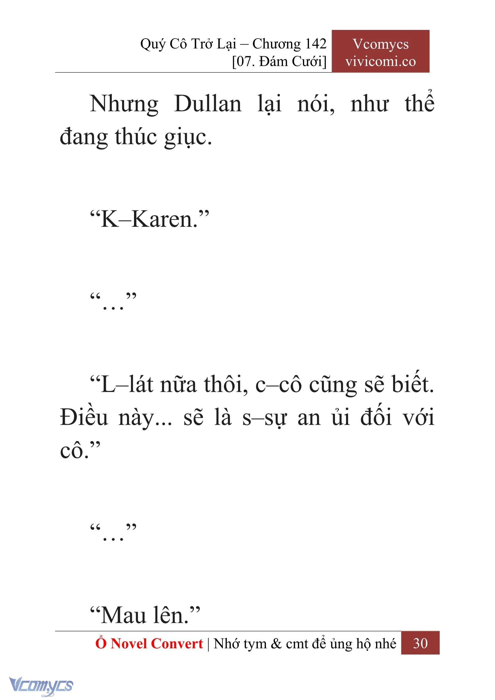[Novel] Quý Cô Trở Lại Chapter 142 - Trang 33