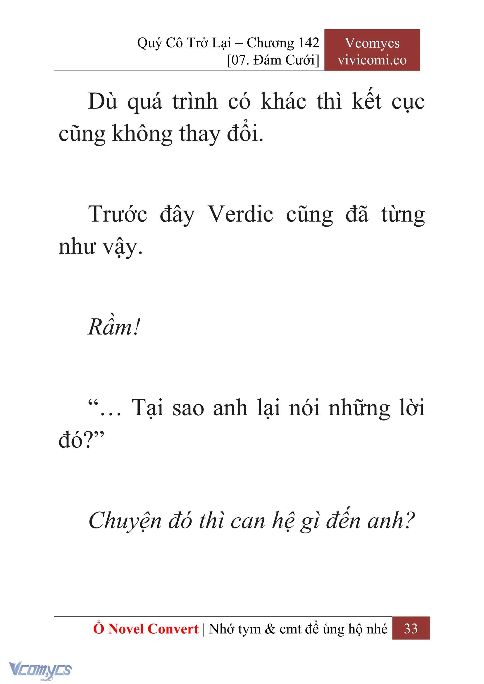 [Novel] Quý Cô Trở Lại Chapter 142 - Trang 36