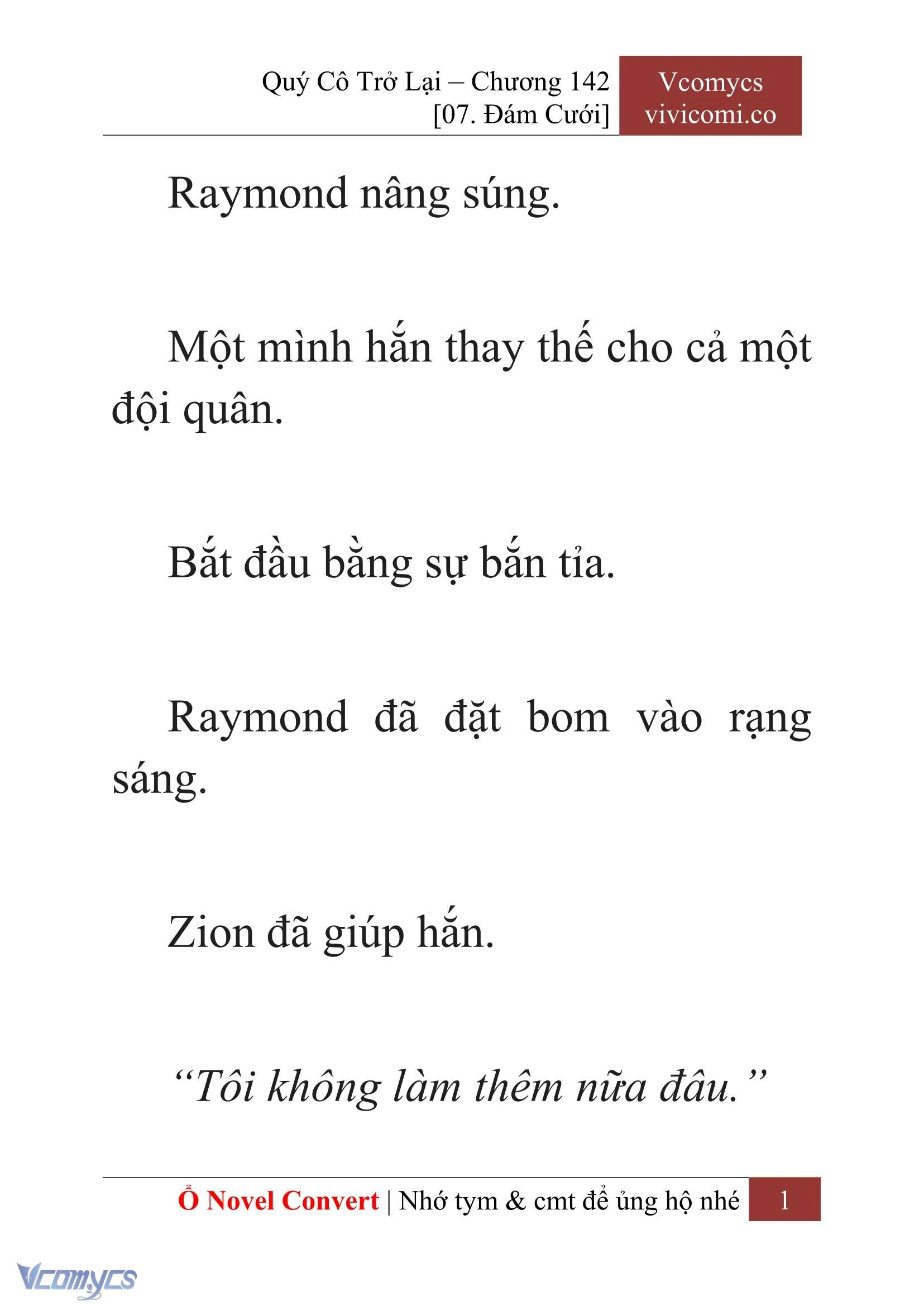 [Novel] Quý Cô Trở Lại Chapter 142 - Trang 4
