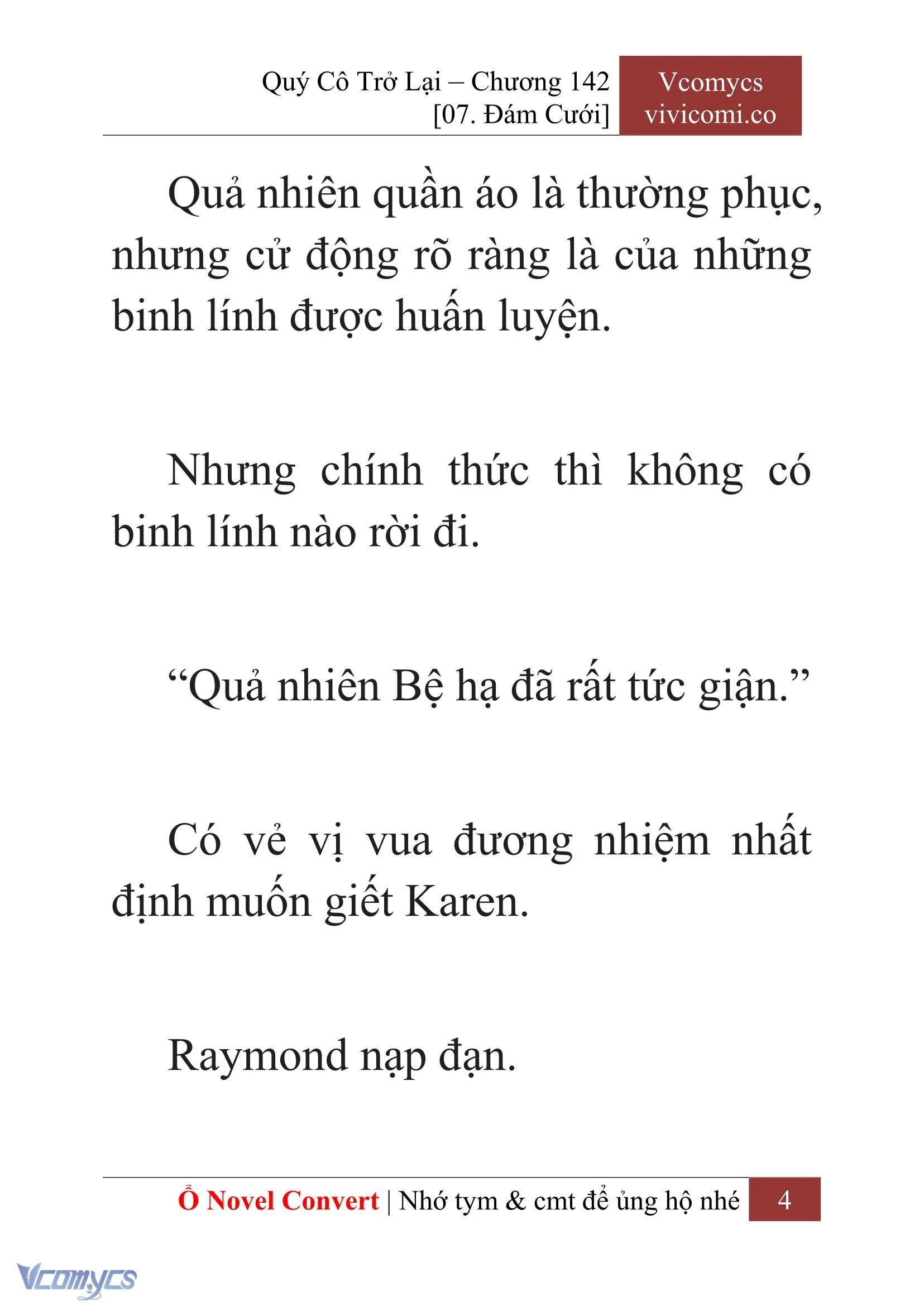 [Novel] Quý Cô Trở Lại Chapter 142 - Trang 7
