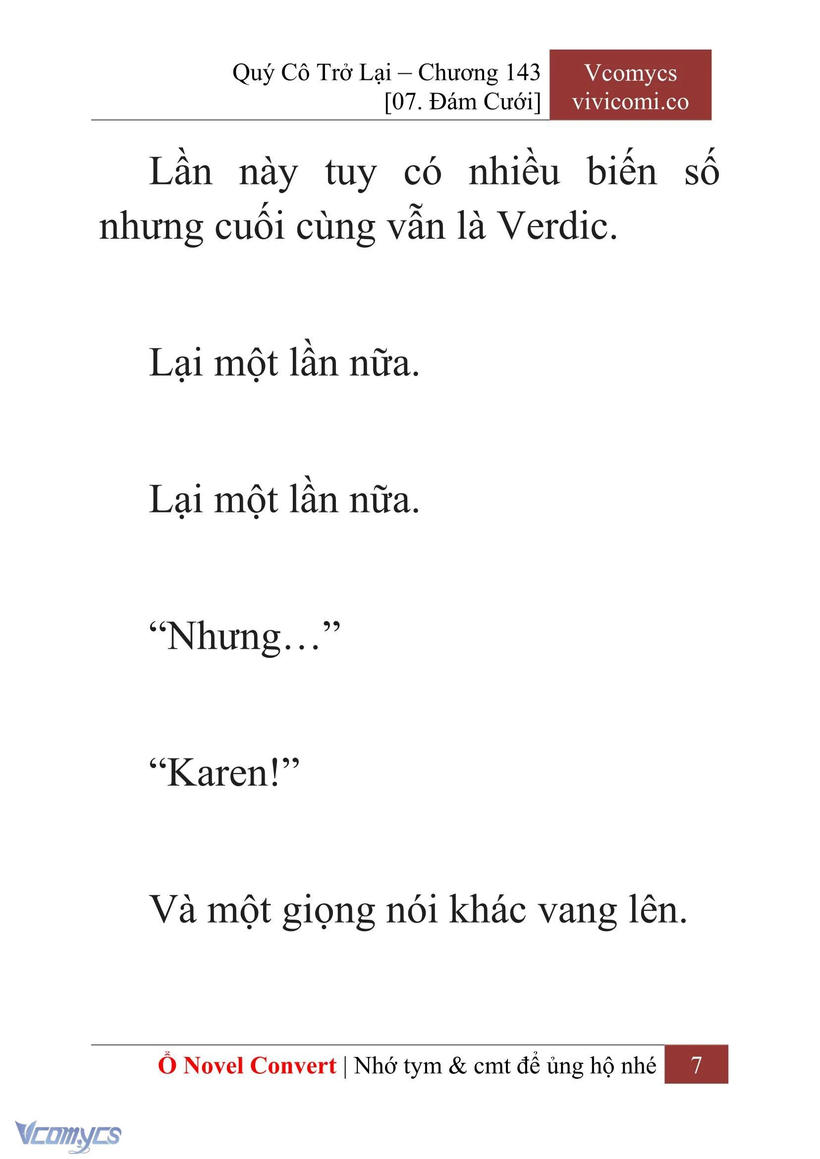 [Novel] Quý Cô Trở Lại Chapter 143 - Trang 10