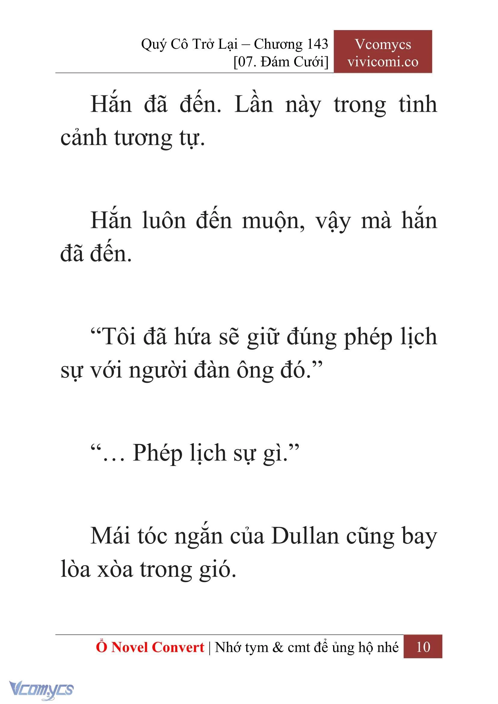 [Novel] Quý Cô Trở Lại Chapter 143 - Trang 13