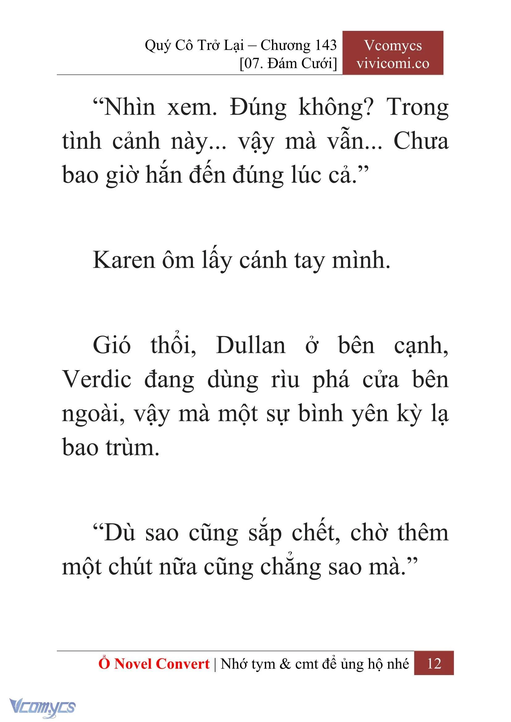 [Novel] Quý Cô Trở Lại Chapter 143 - Trang 15