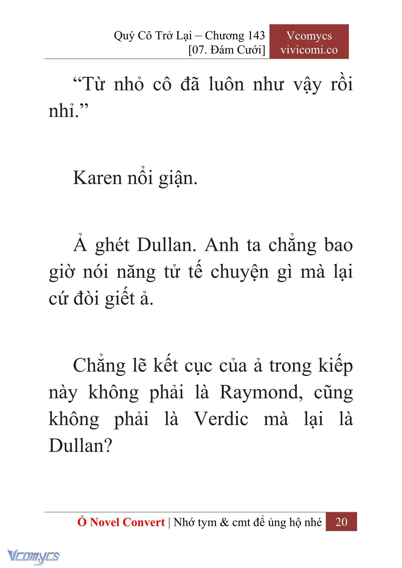[Novel] Quý Cô Trở Lại Chapter 143 - Trang 23