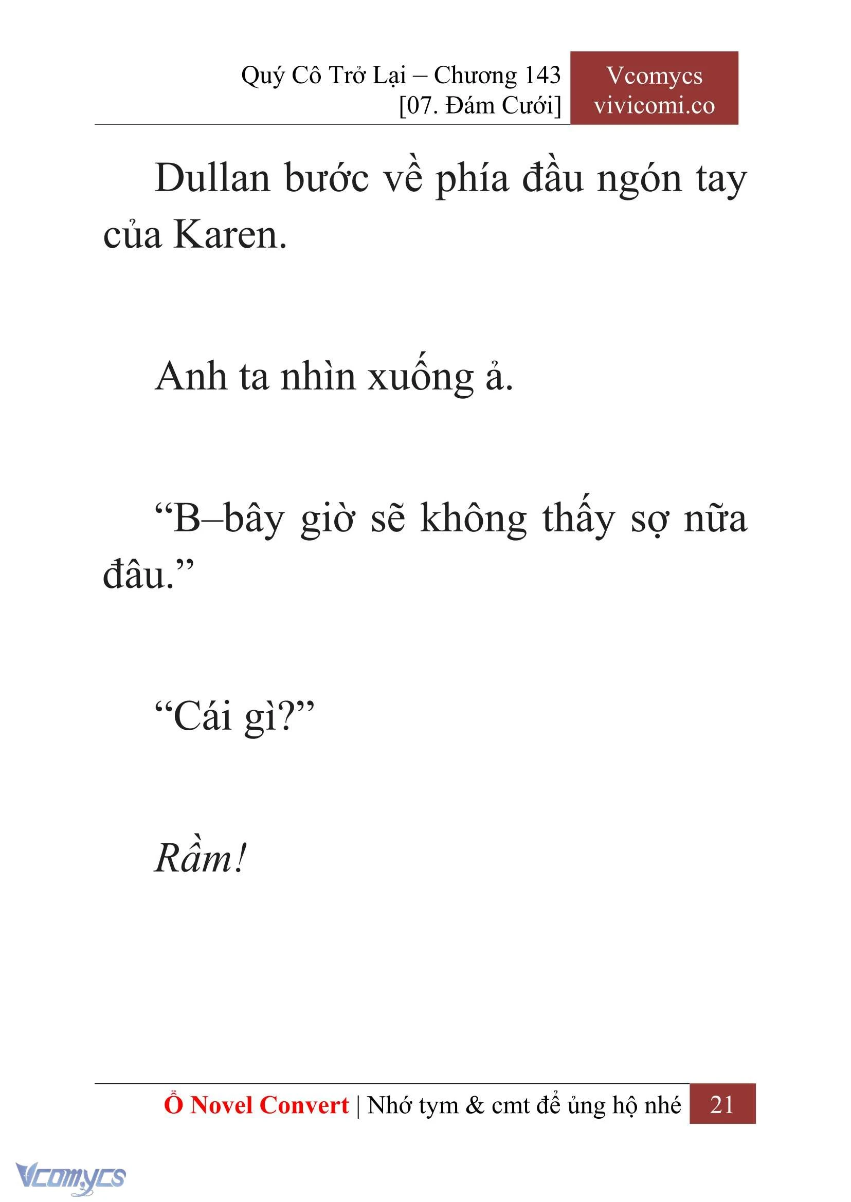 [Novel] Quý Cô Trở Lại Chapter 143 - Trang 24