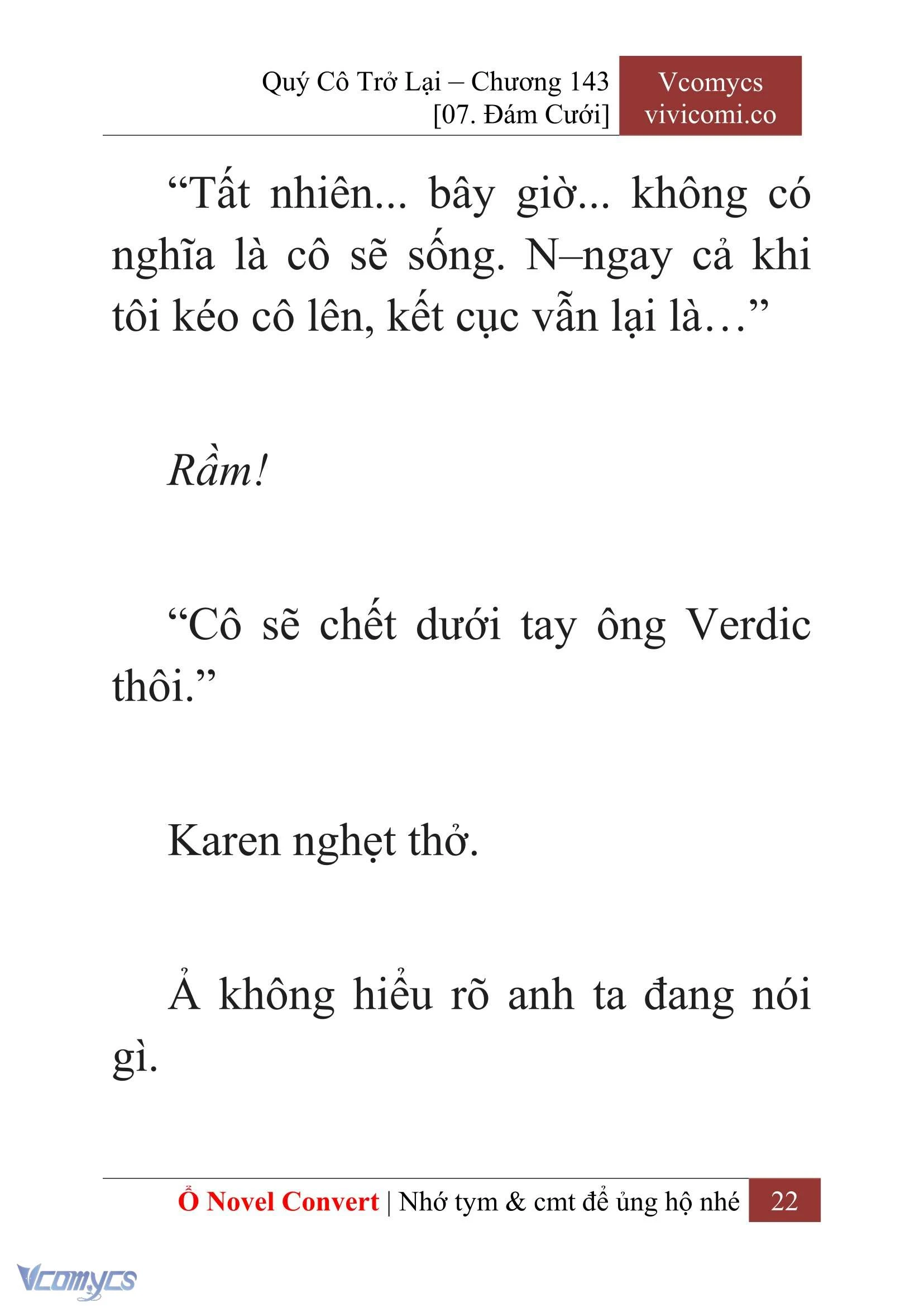[Novel] Quý Cô Trở Lại Chapter 143 - Trang 25