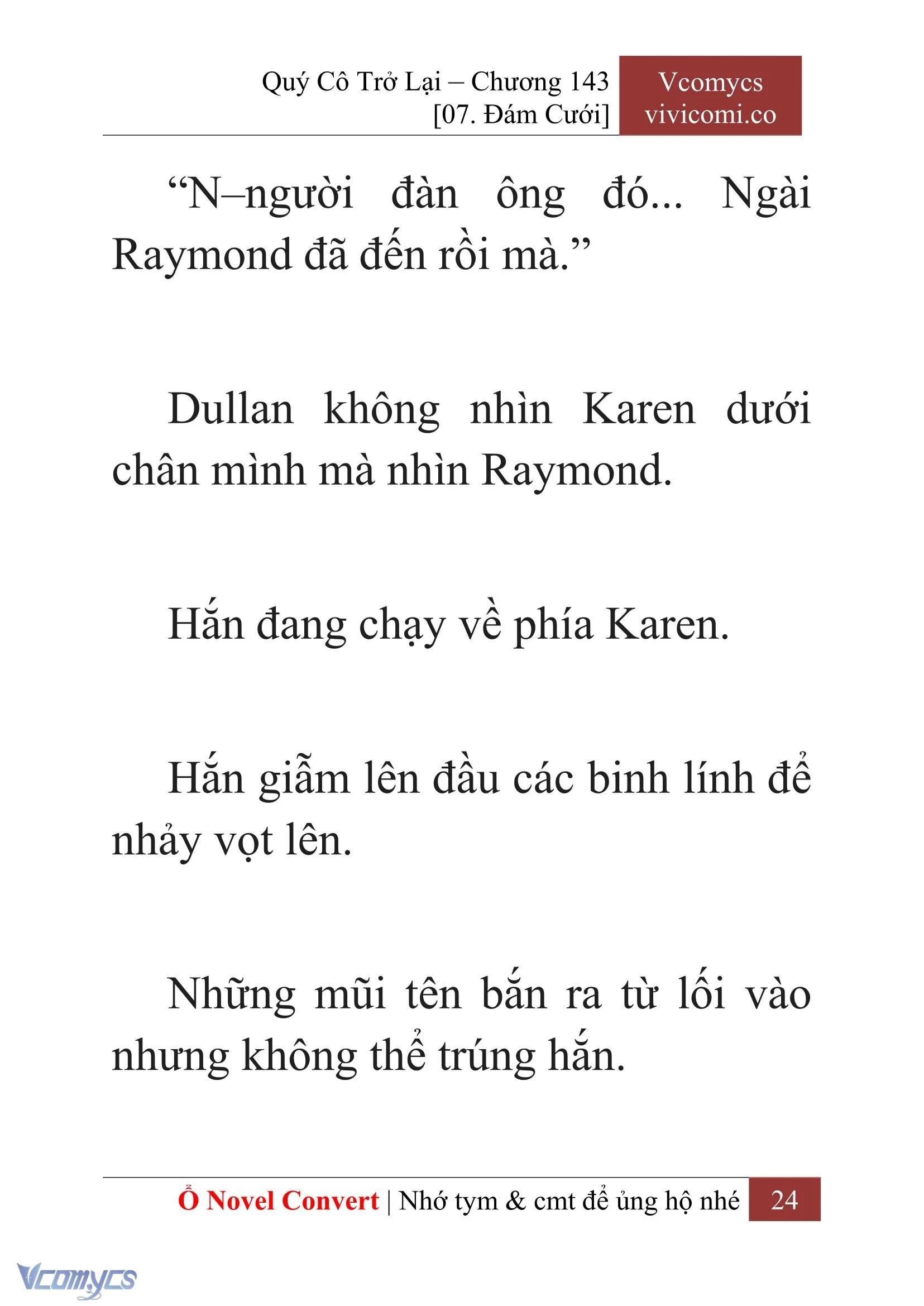 [Novel] Quý Cô Trở Lại Chapter 143 - Trang 27