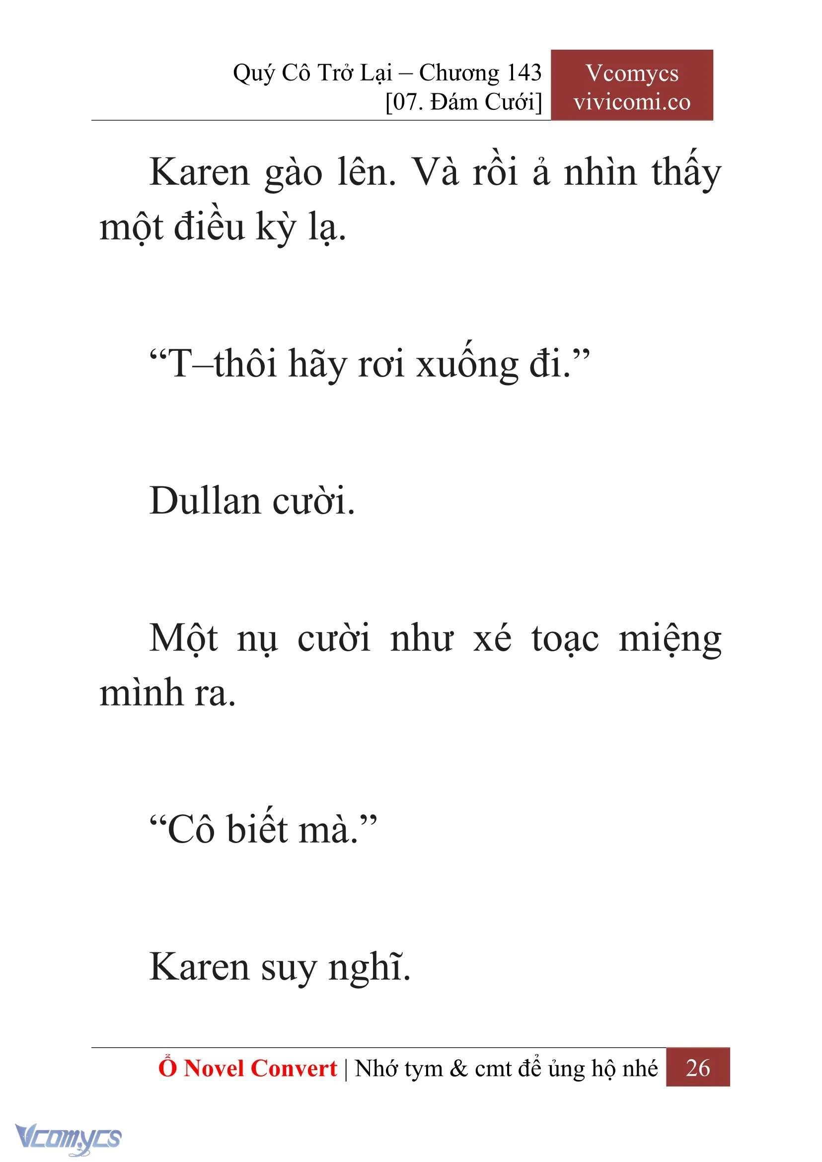 [Novel] Quý Cô Trở Lại Chapter 143 - Trang 29