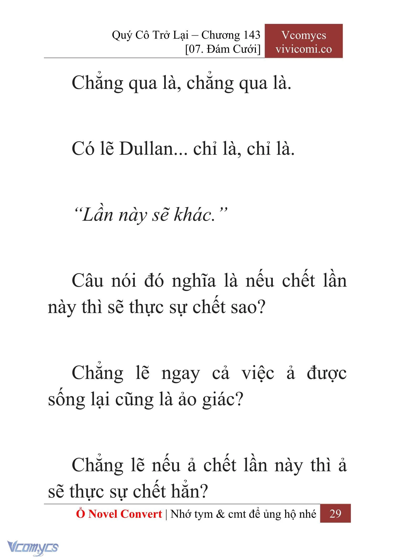 [Novel] Quý Cô Trở Lại Chapter 143 - Trang 32