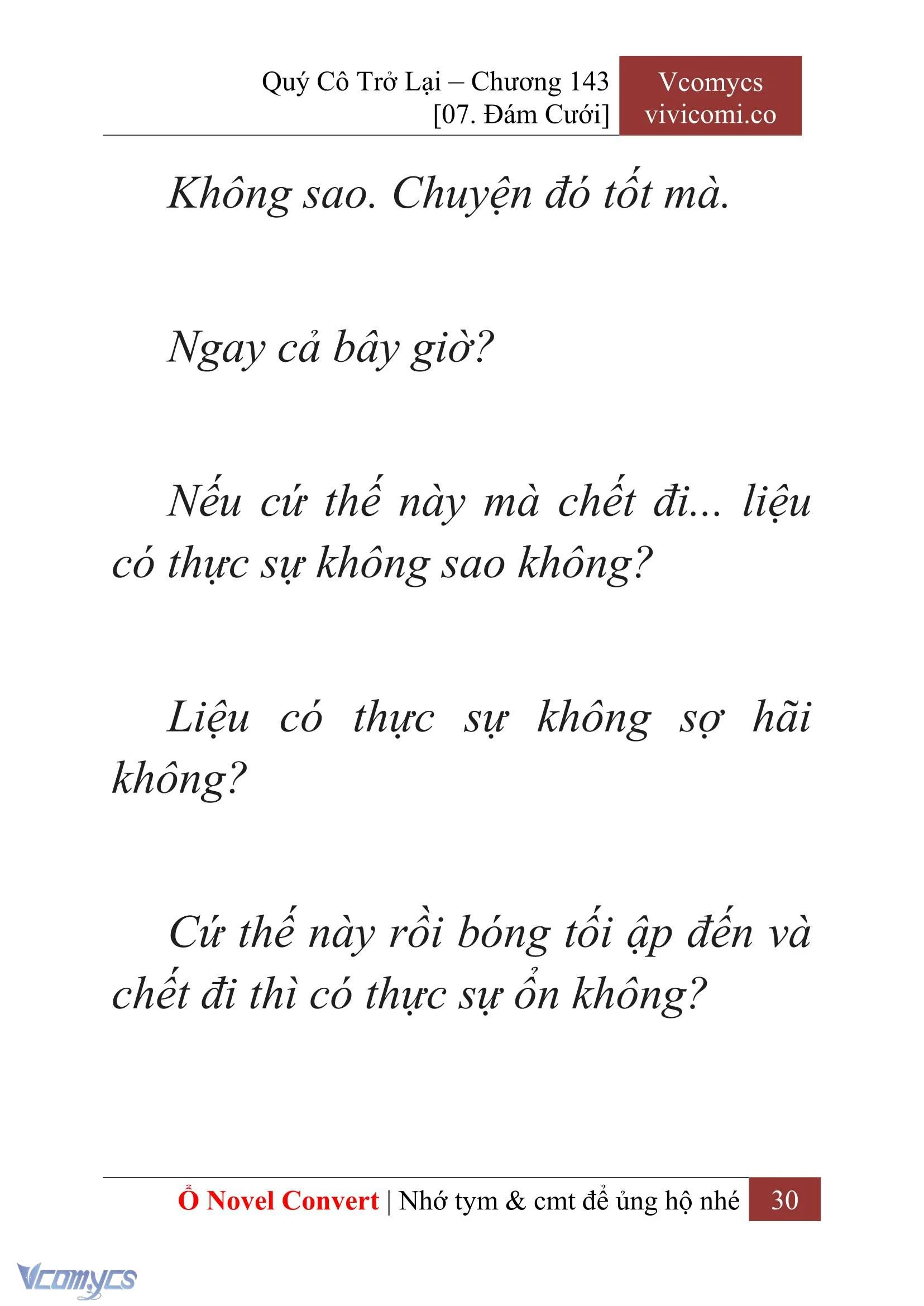 [Novel] Quý Cô Trở Lại Chapter 143 - Trang 33