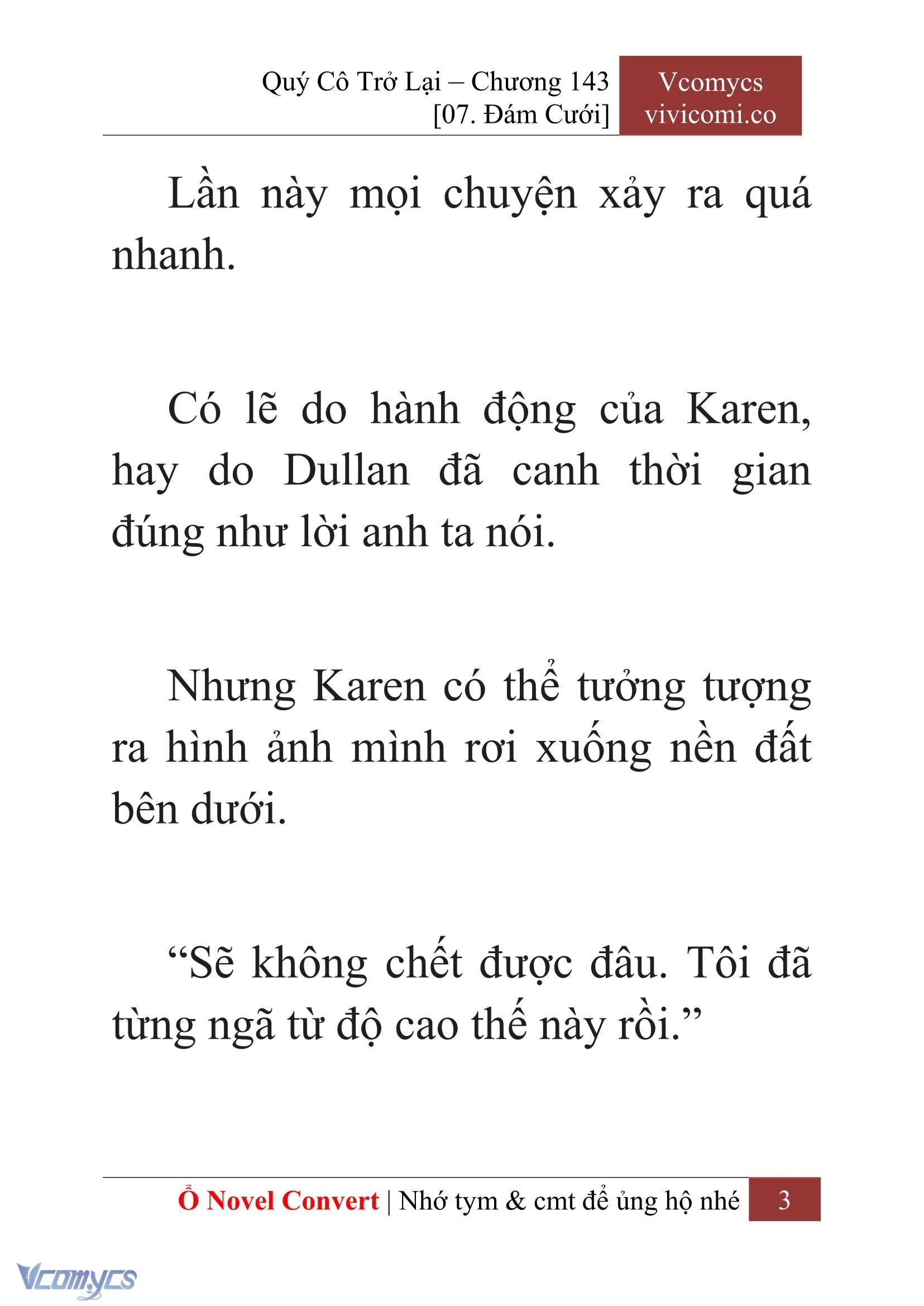 [Novel] Quý Cô Trở Lại Chapter 143 - Trang 6