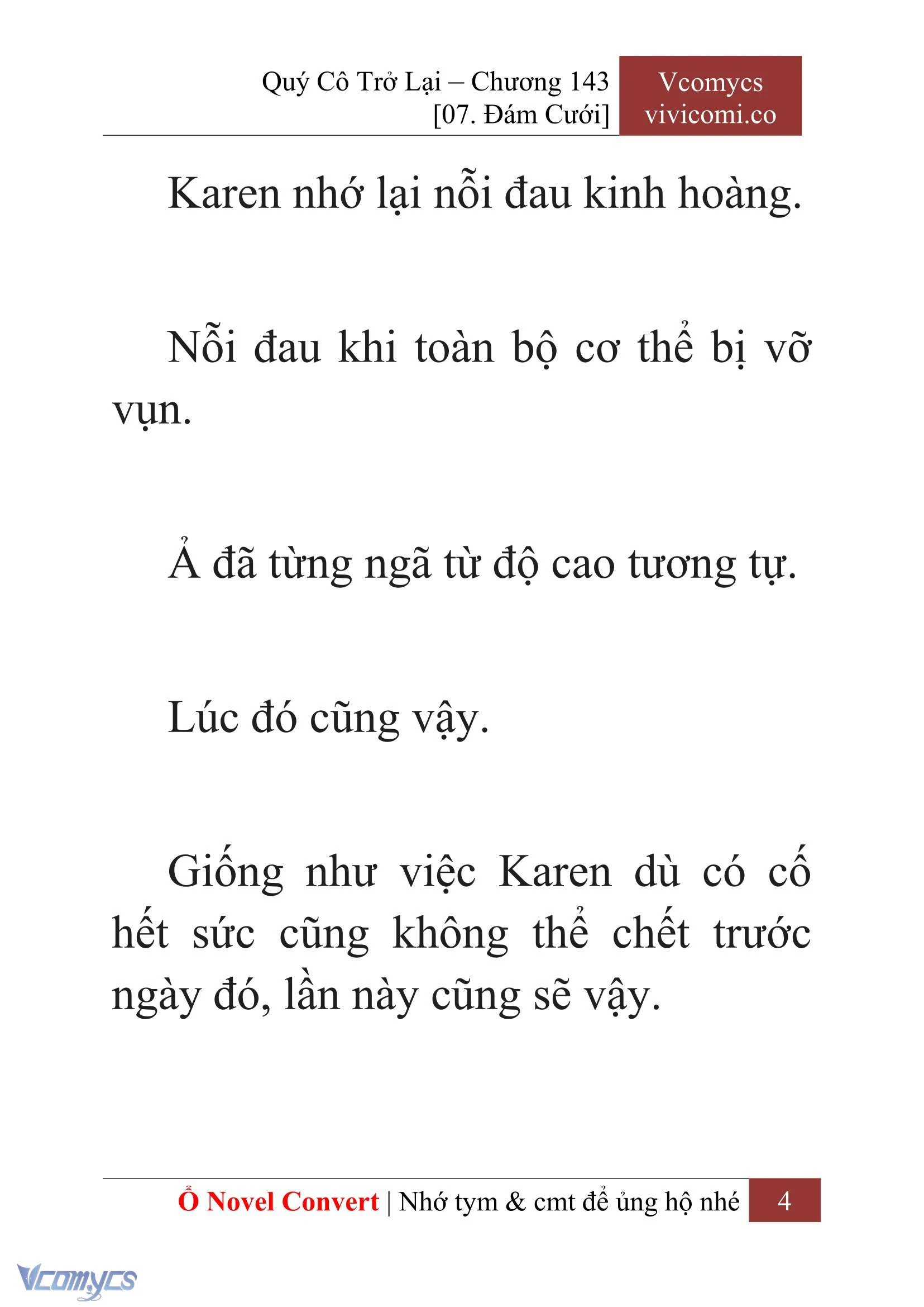 [Novel] Quý Cô Trở Lại Chapter 143 - Trang 7