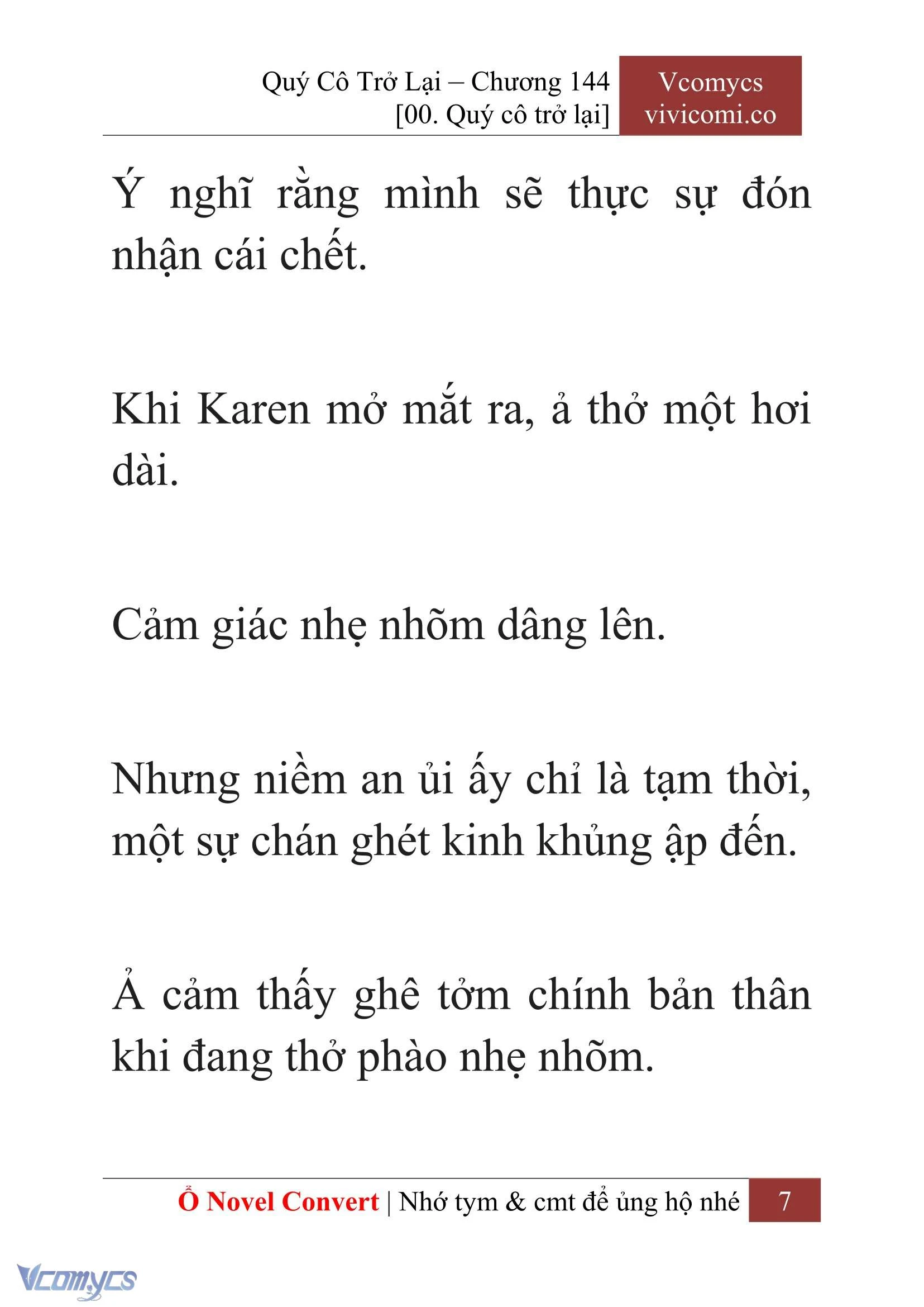 [Novel] Quý Cô Trở Lại Chapter 144 - Trang 10