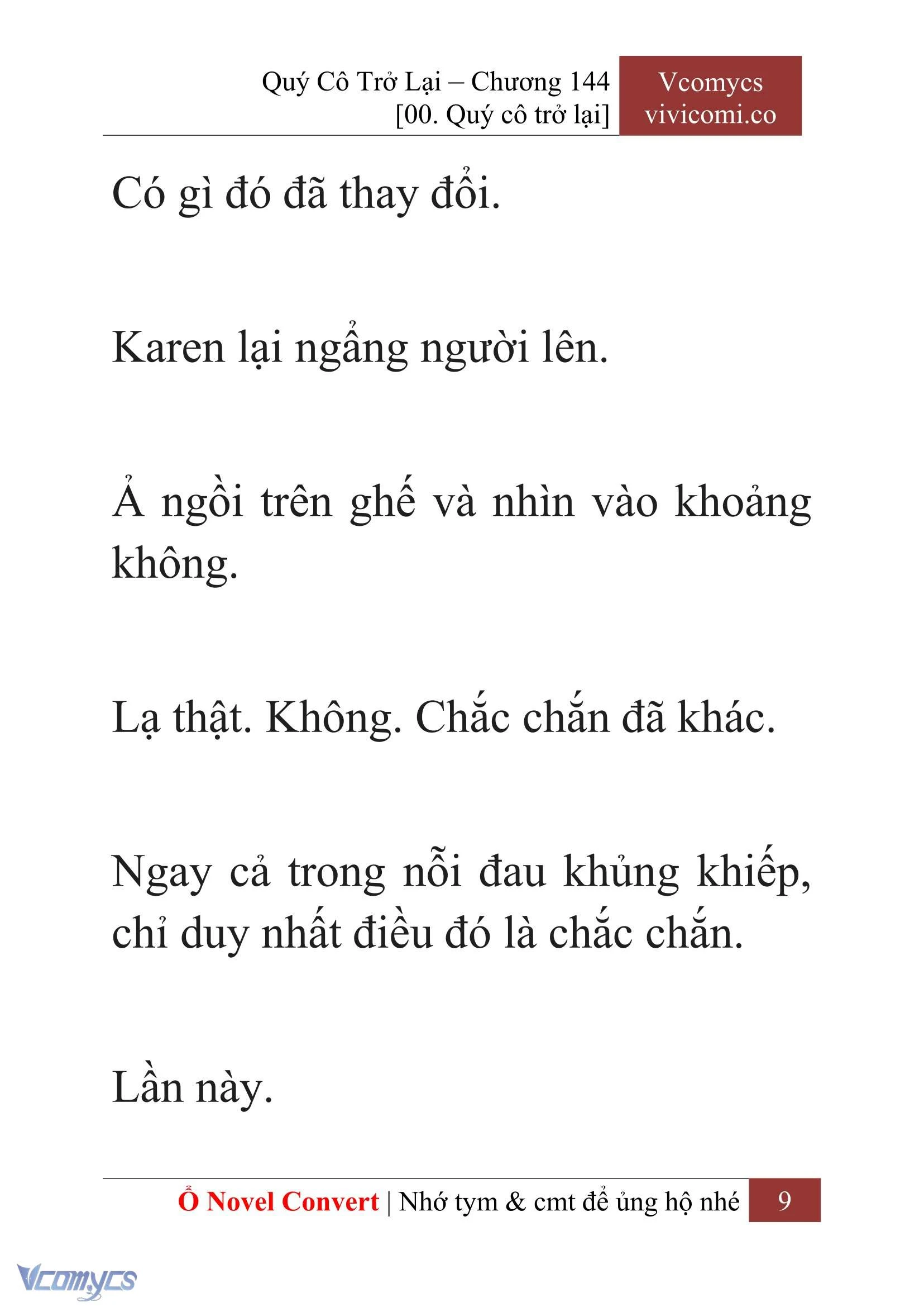 [Novel] Quý Cô Trở Lại Chapter 144 - Trang 12