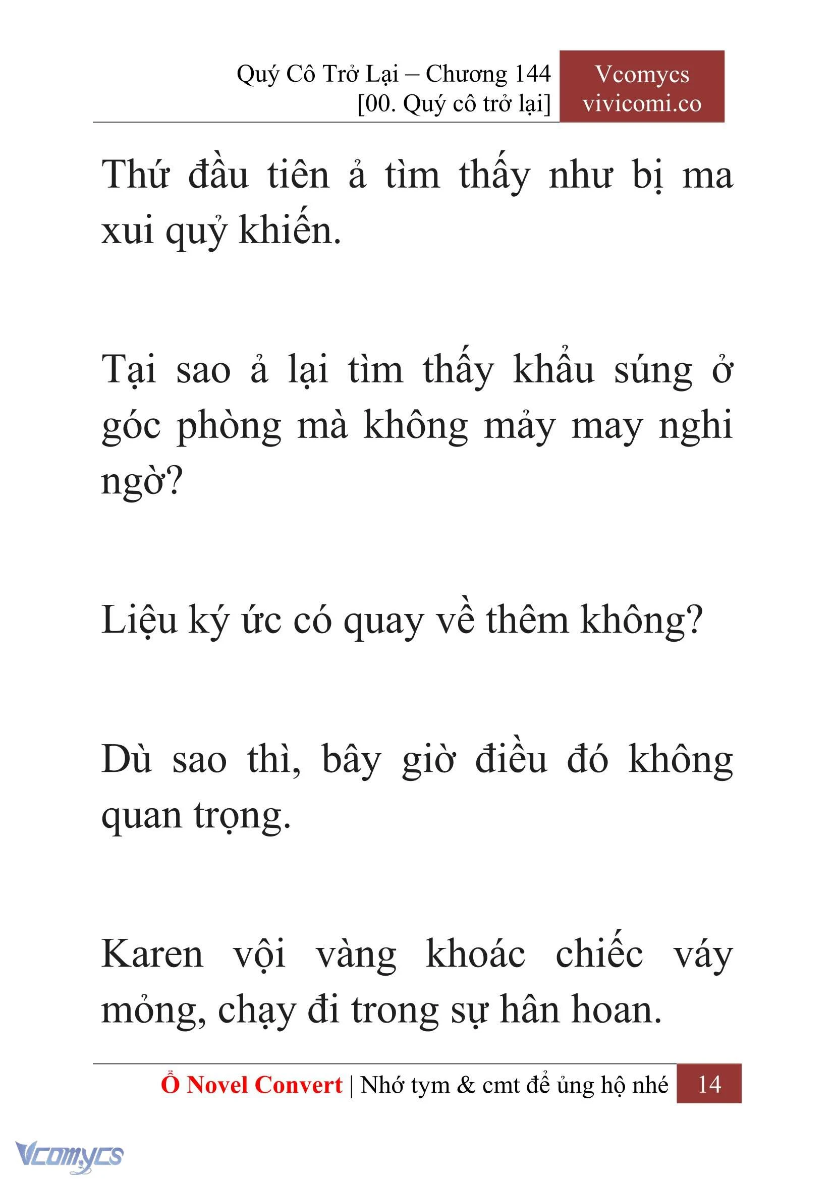 [Novel] Quý Cô Trở Lại Chapter 144 - Trang 17
