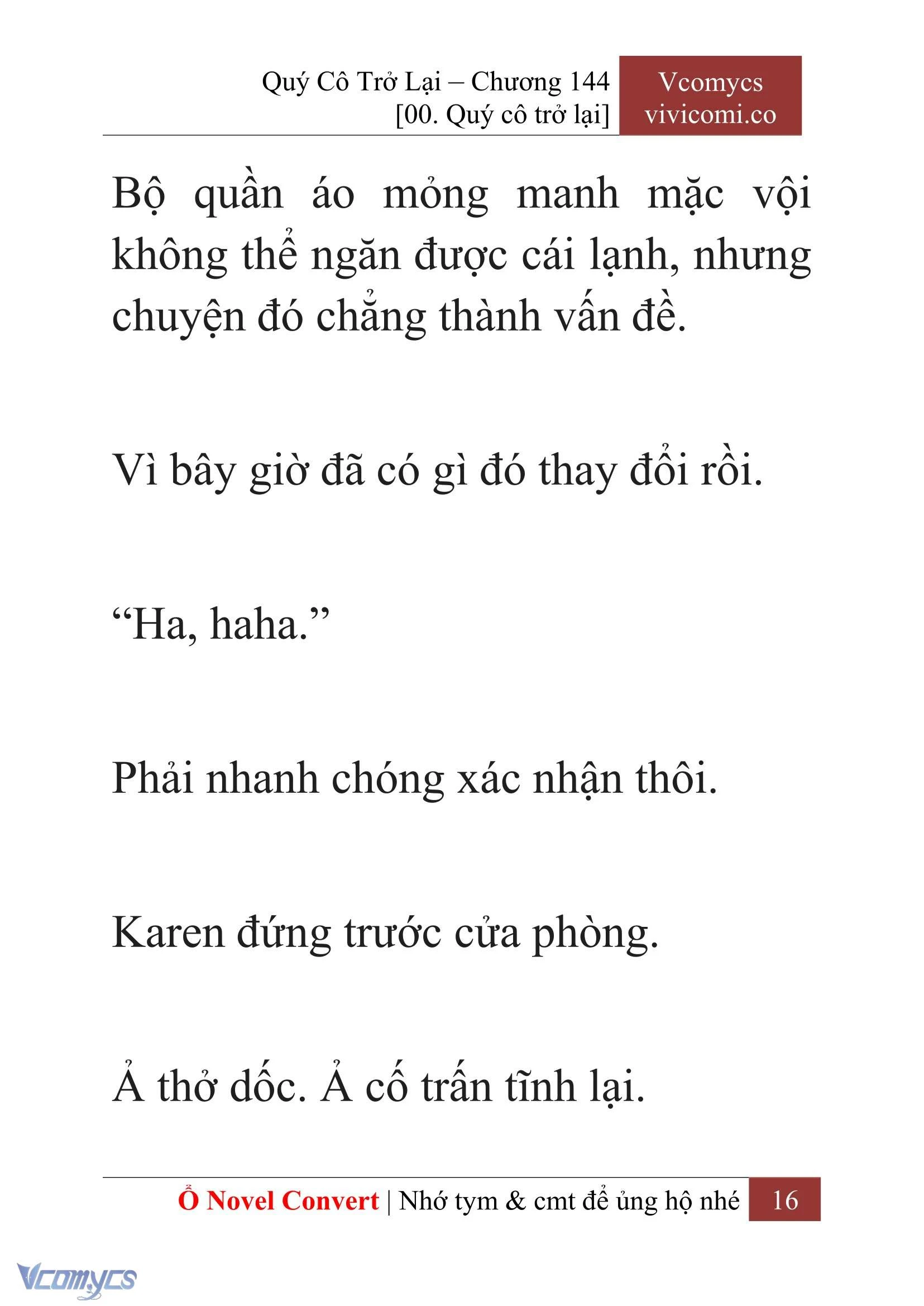 [Novel] Quý Cô Trở Lại Chapter 144 - Trang 19