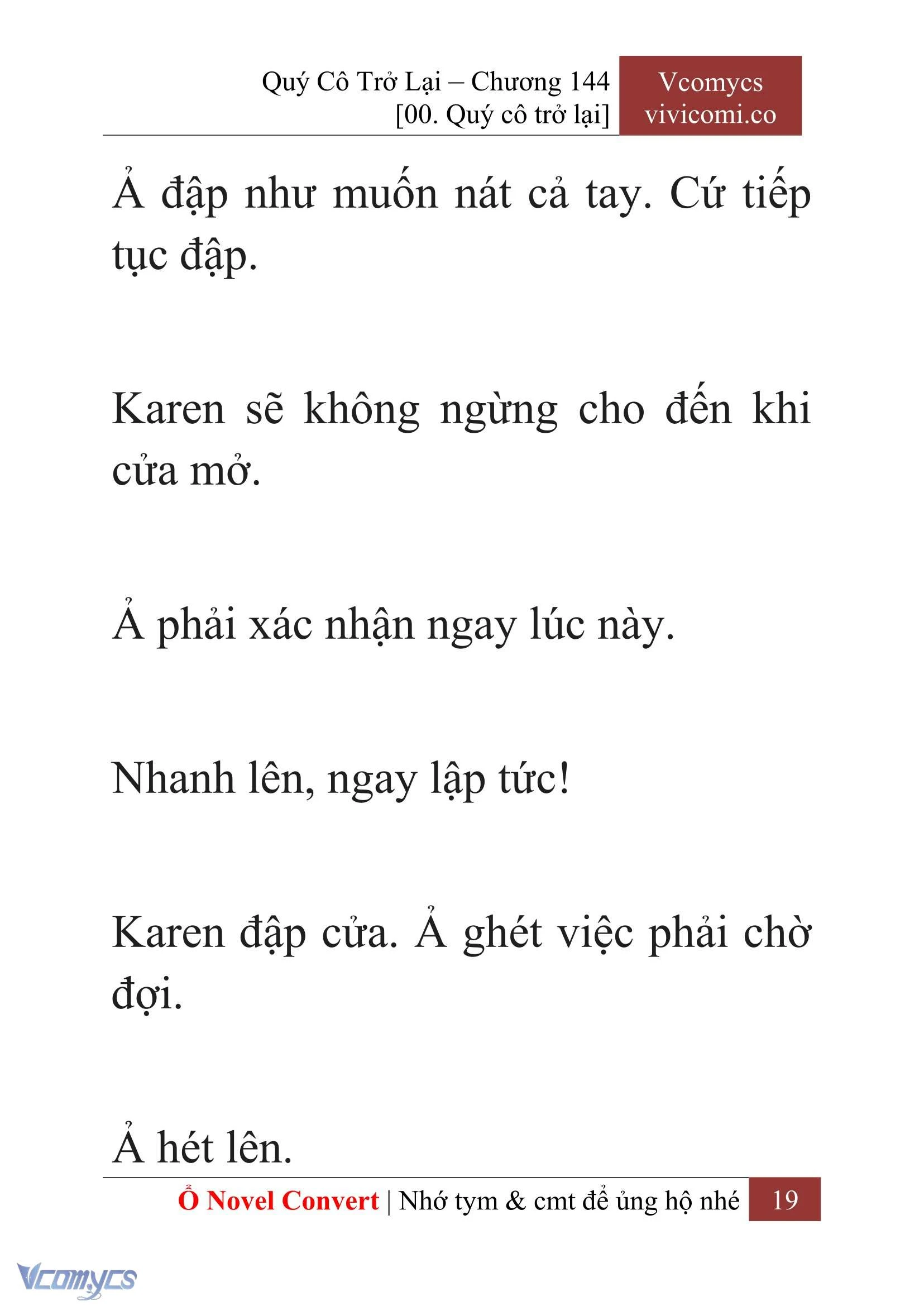[Novel] Quý Cô Trở Lại Chapter 144 - Trang 22