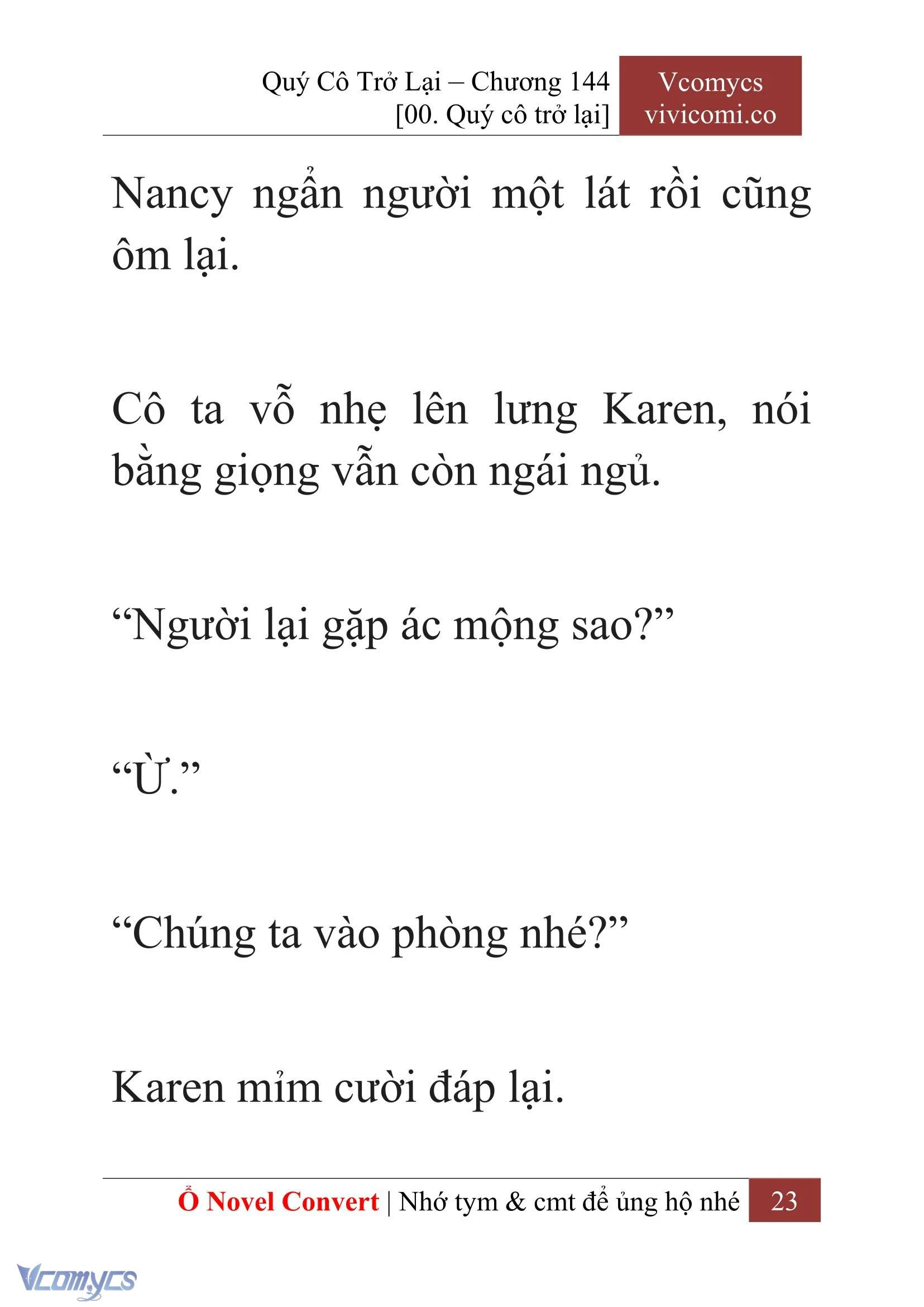 [Novel] Quý Cô Trở Lại Chapter 144 - Trang 26