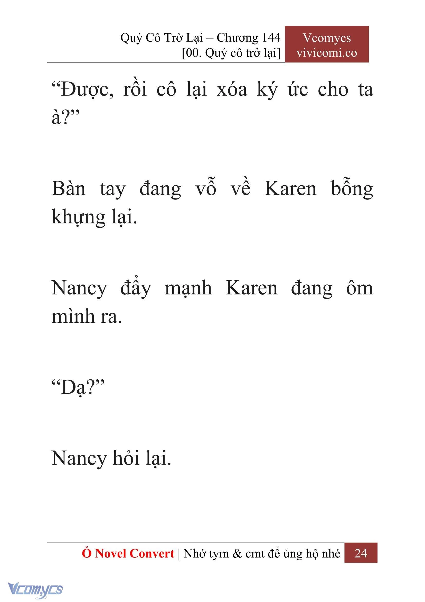 [Novel] Quý Cô Trở Lại Chapter 144 - Trang 27