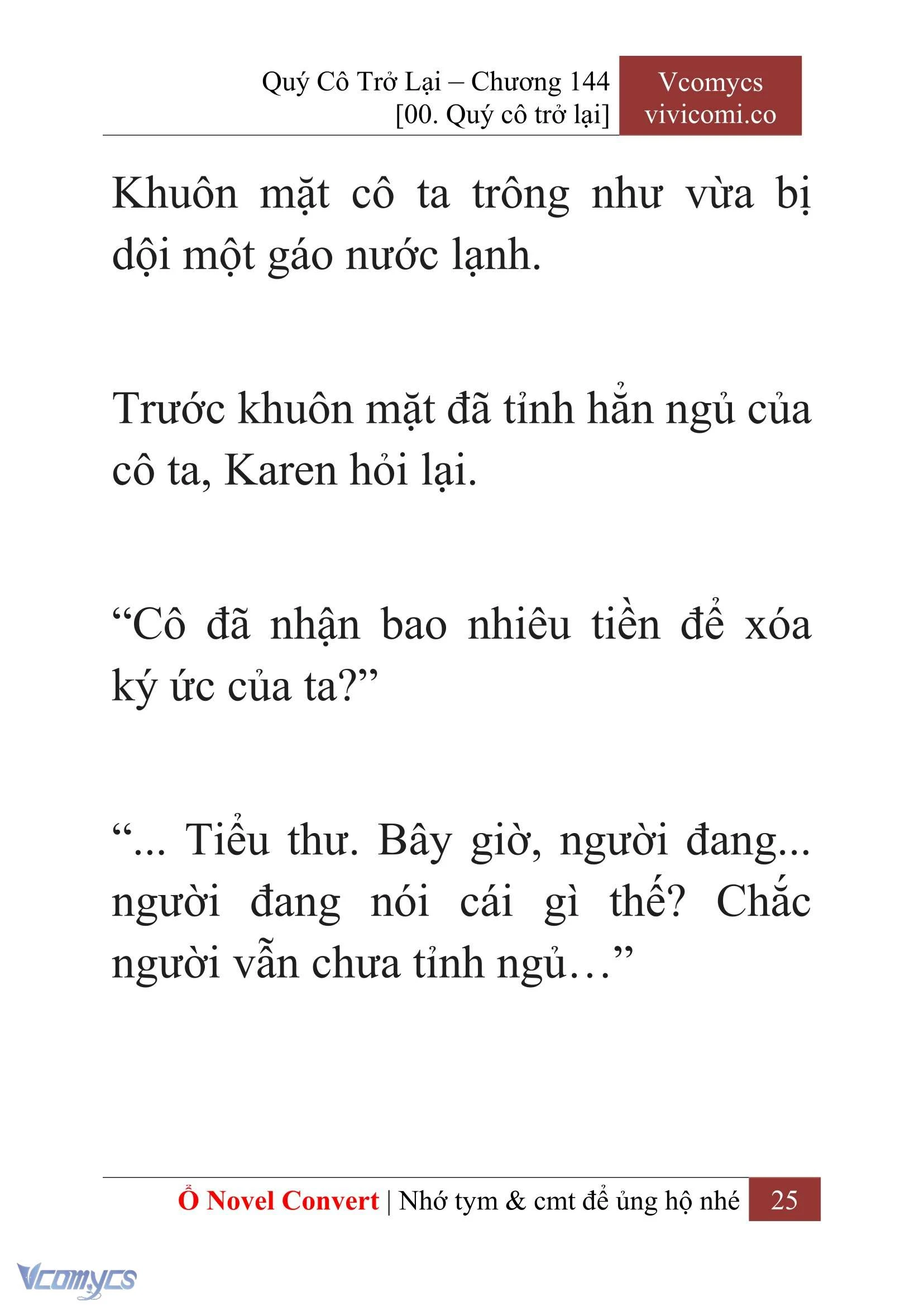 [Novel] Quý Cô Trở Lại Chapter 144 - Trang 28