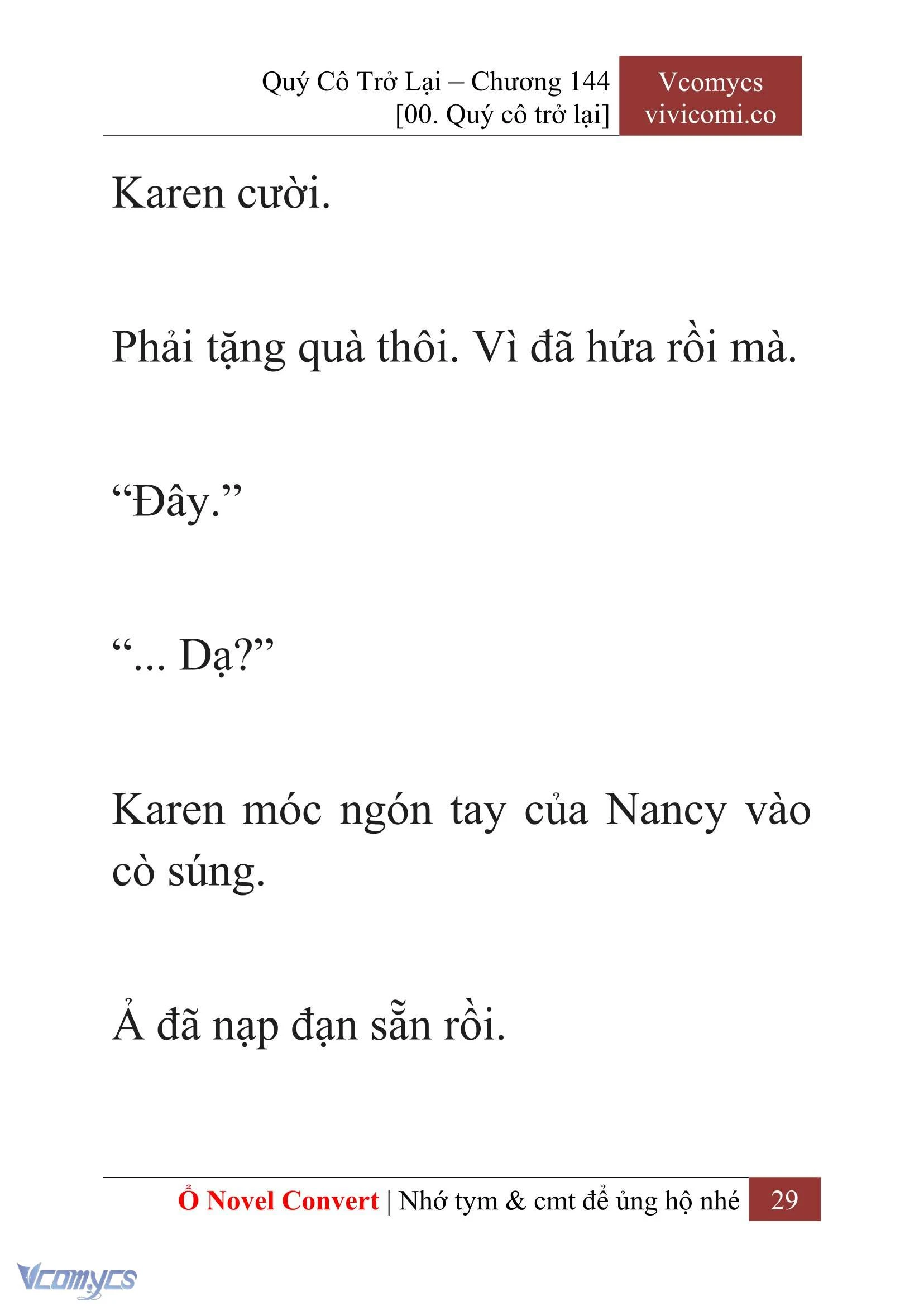 [Novel] Quý Cô Trở Lại Chapter 144 - Trang 32