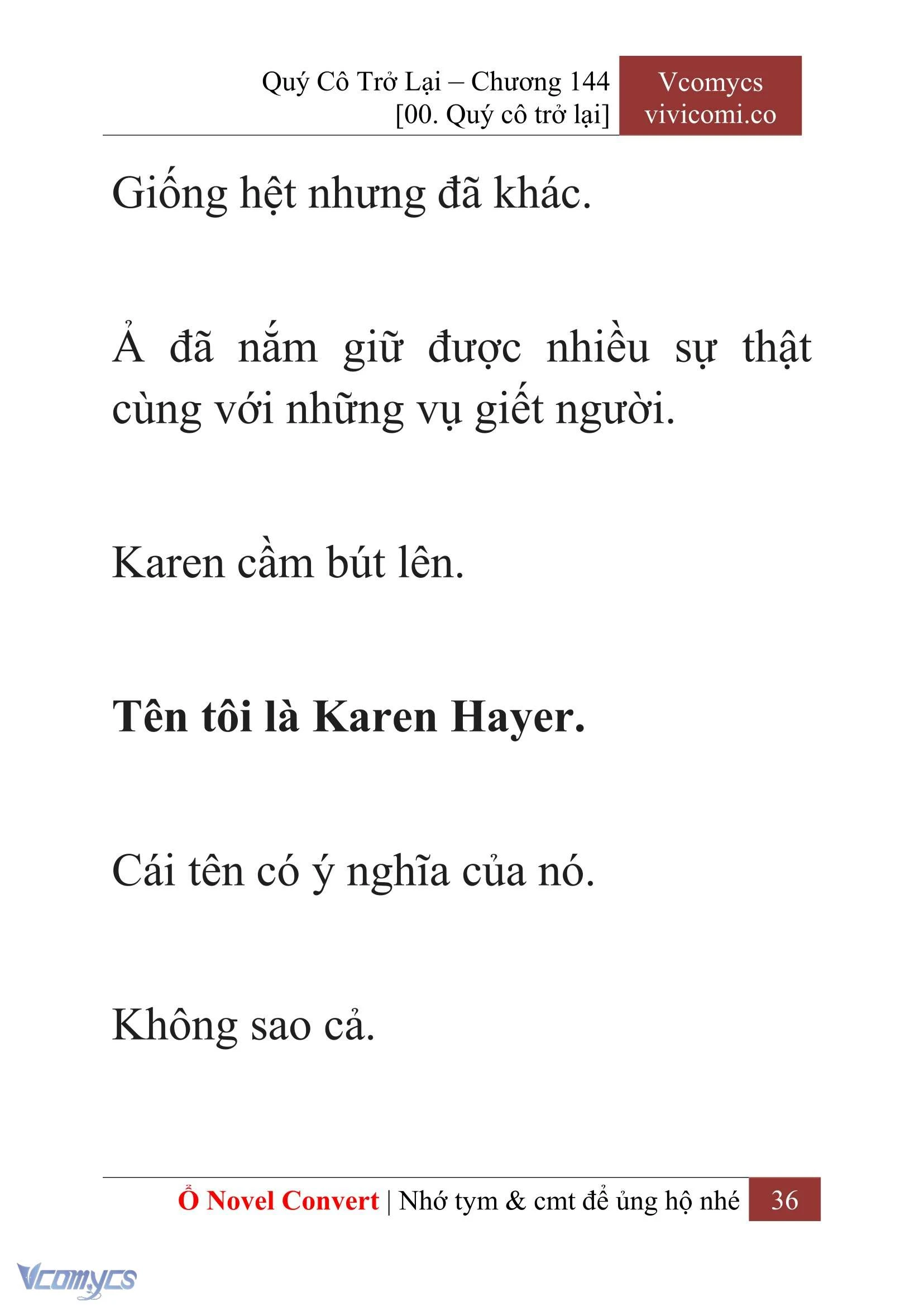 [Novel] Quý Cô Trở Lại Chapter 144 - Trang 39