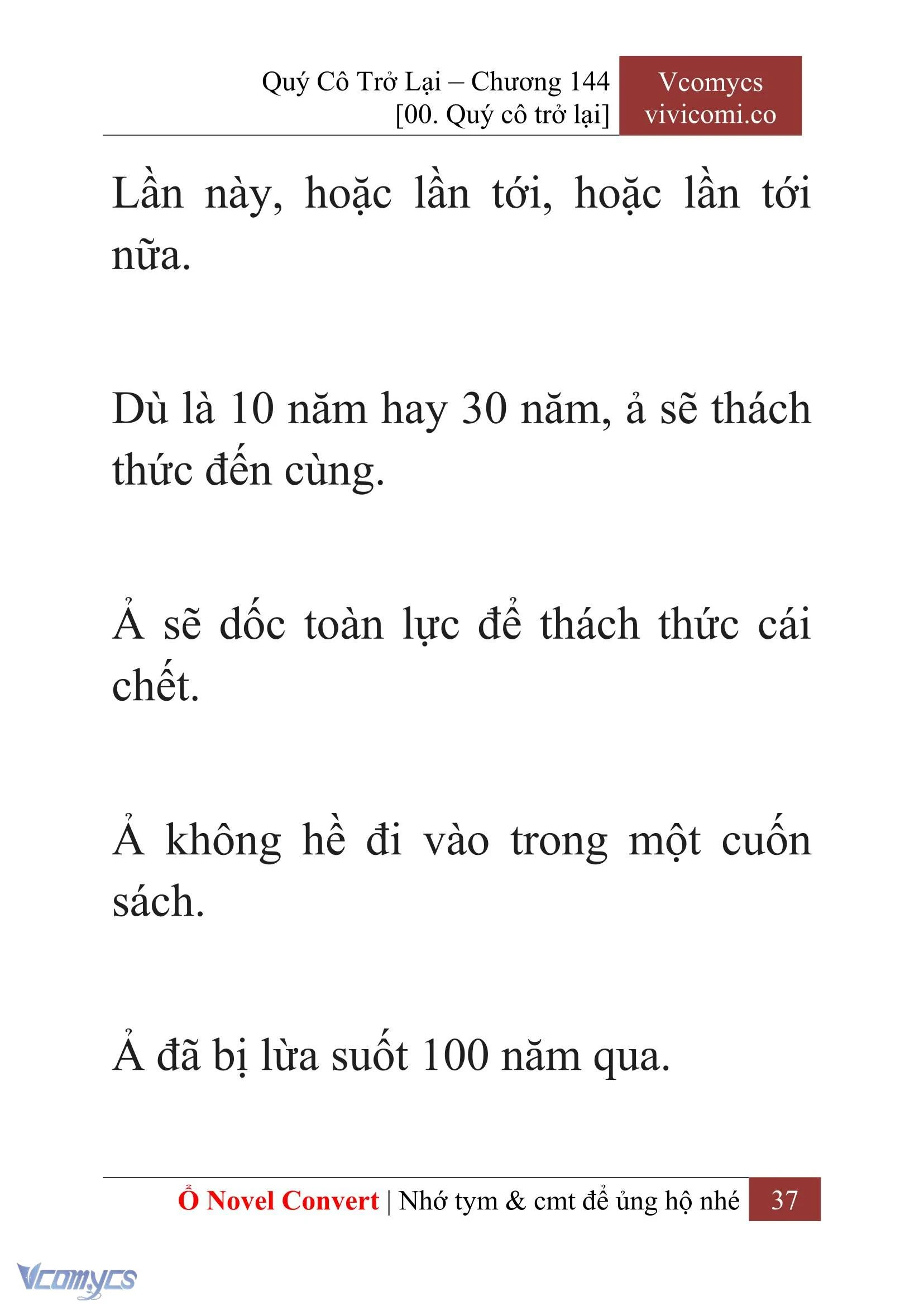 [Novel] Quý Cô Trở Lại Chapter 144 - Trang 40