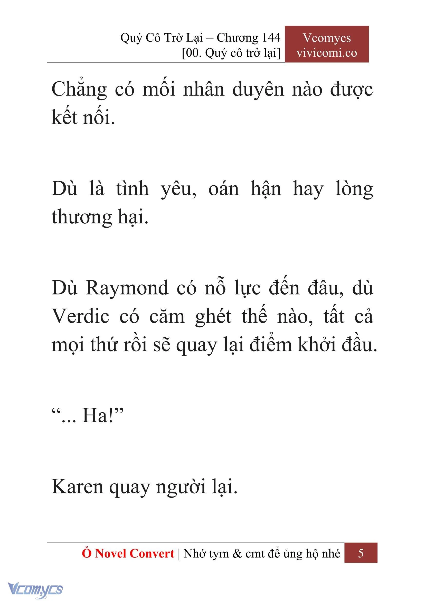 [Novel] Quý Cô Trở Lại Chapter 144 - Trang 8