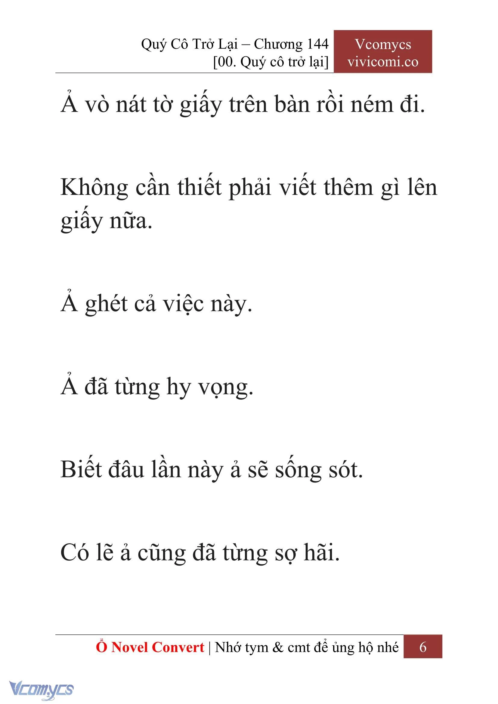 [Novel] Quý Cô Trở Lại Chapter 144 - Trang 9