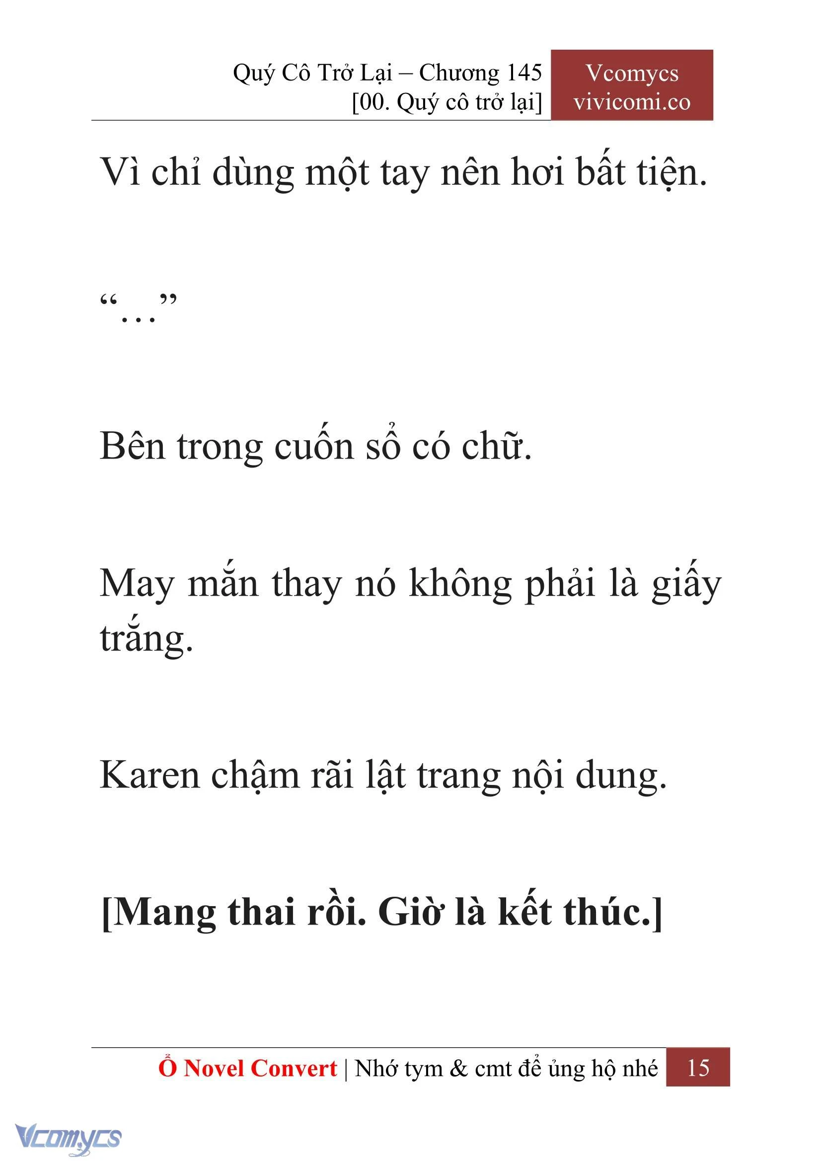 [Novel] Quý Cô Trở Lại Chapter 145 - Trang 18