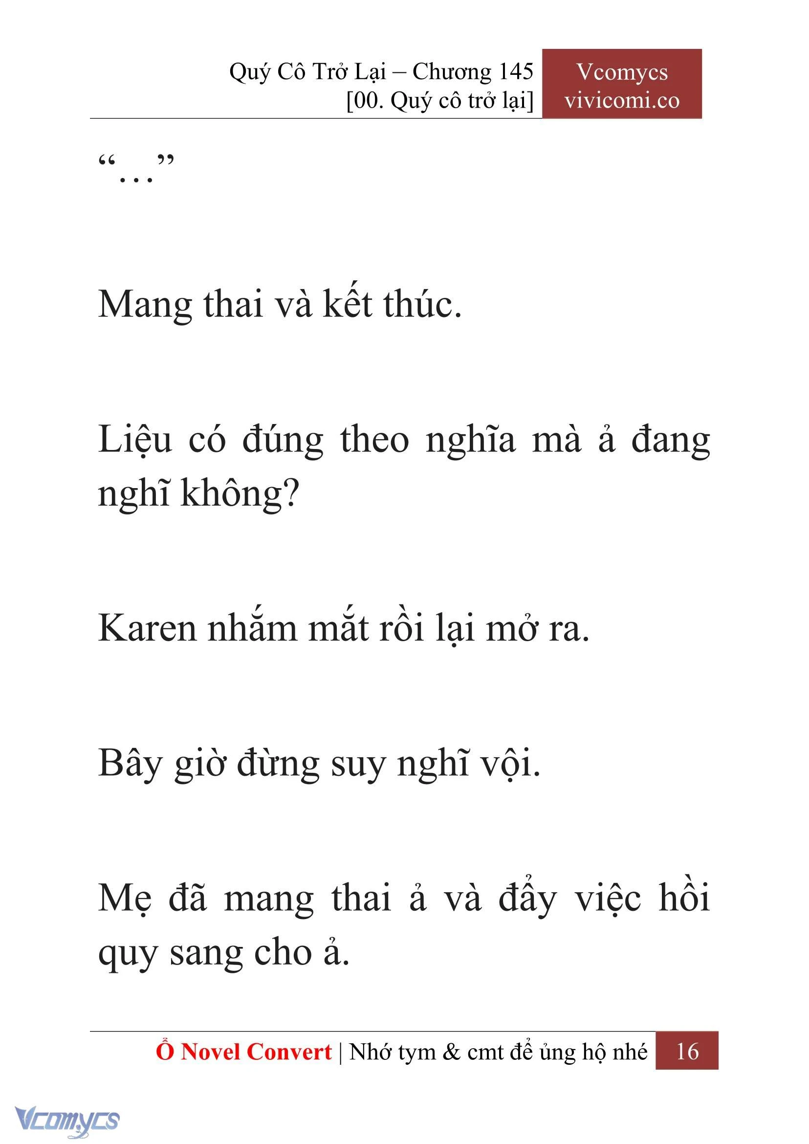 [Novel] Quý Cô Trở Lại Chapter 145 - Trang 19