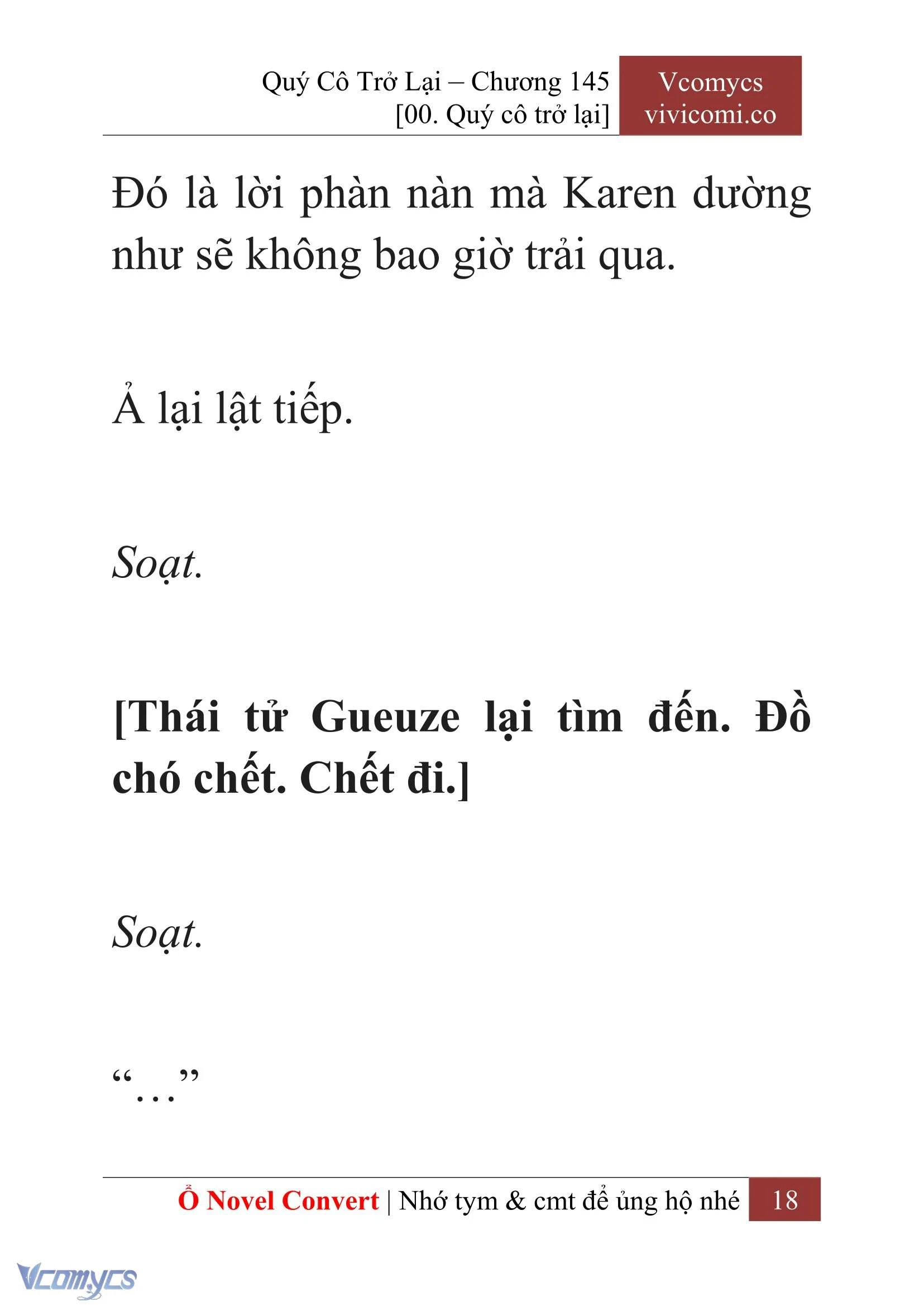 [Novel] Quý Cô Trở Lại Chapter 145 - Trang 21