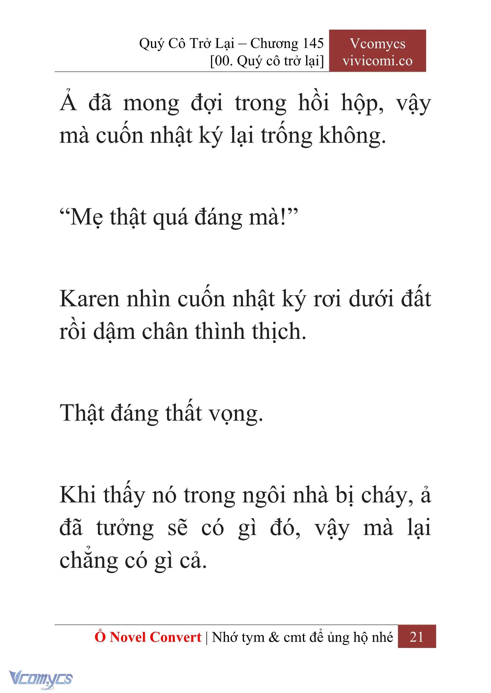 [Novel] Quý Cô Trở Lại Chapter 145 - Trang 24