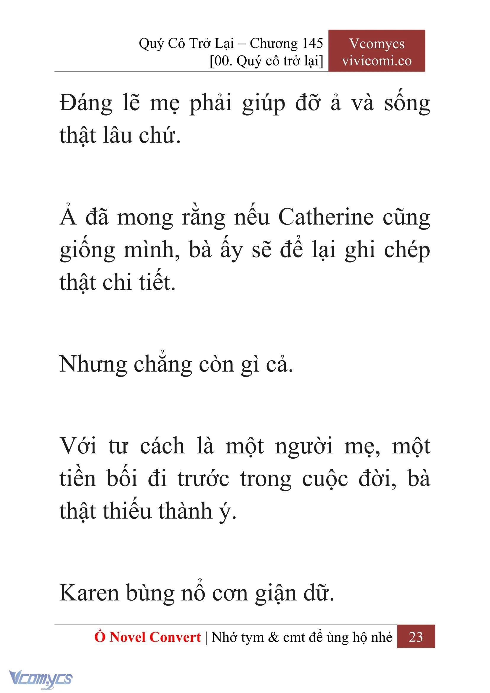[Novel] Quý Cô Trở Lại Chapter 145 - Trang 26