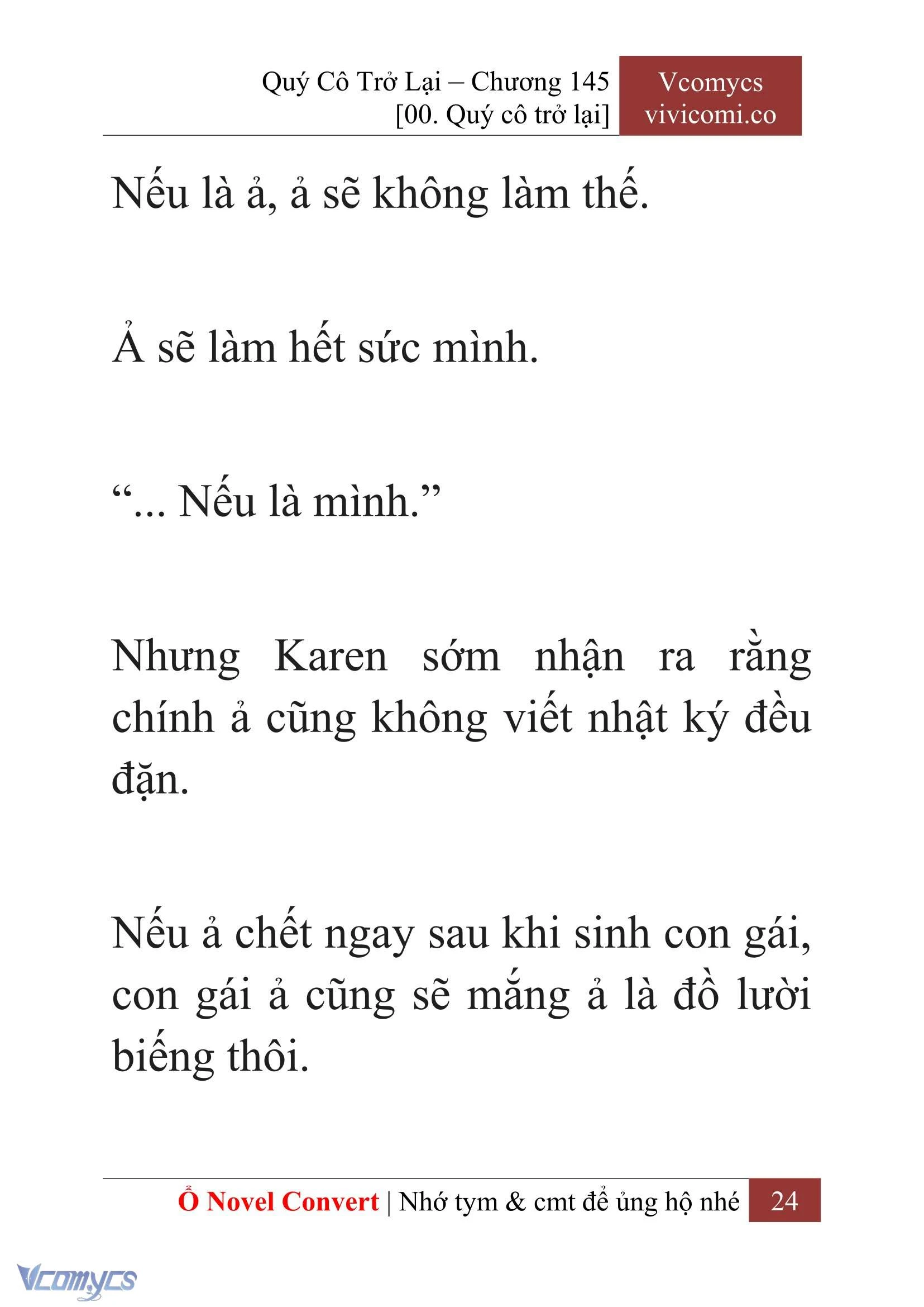 [Novel] Quý Cô Trở Lại Chapter 145 - Trang 27