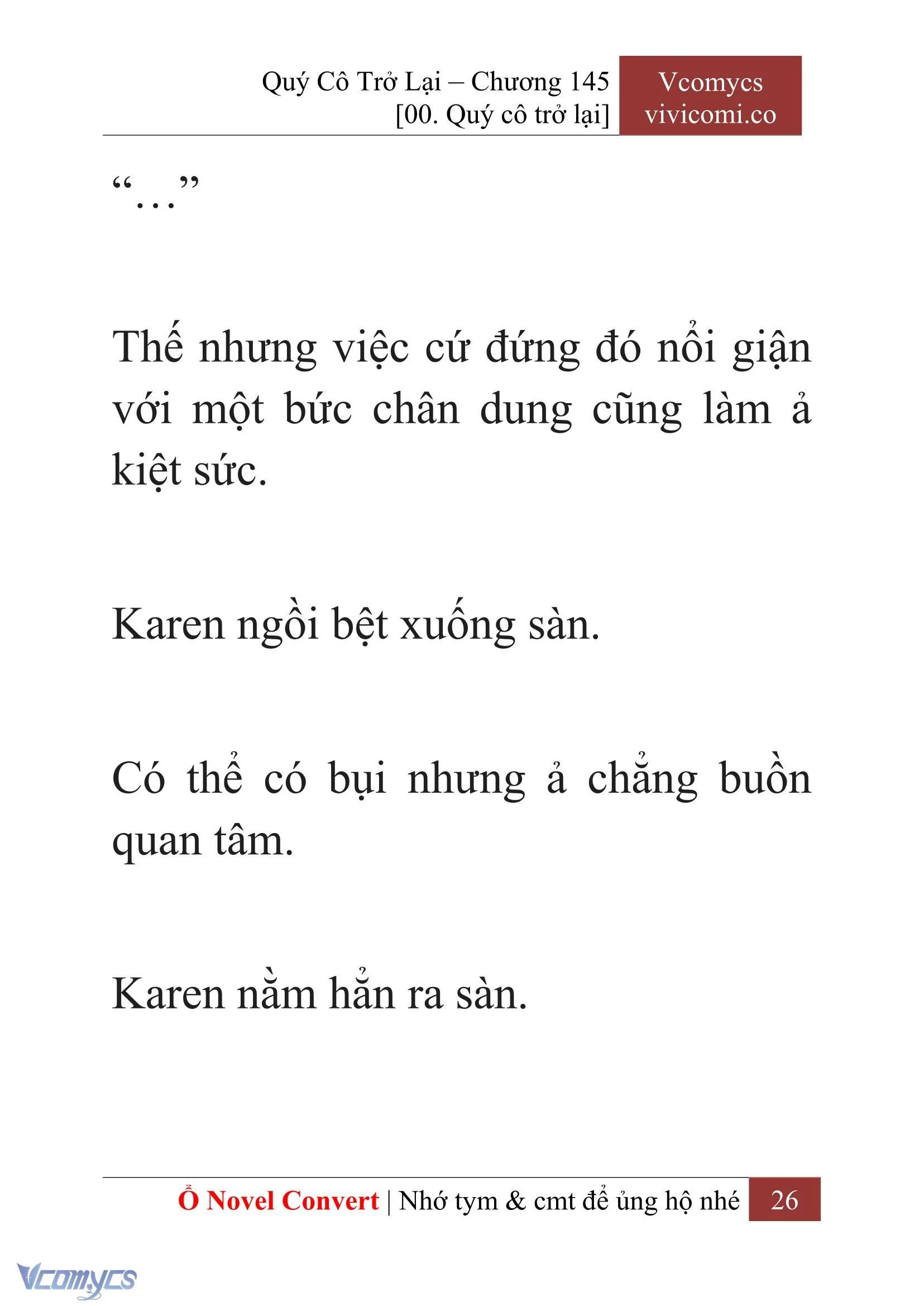 [Novel] Quý Cô Trở Lại Chapter 145 - Trang 29